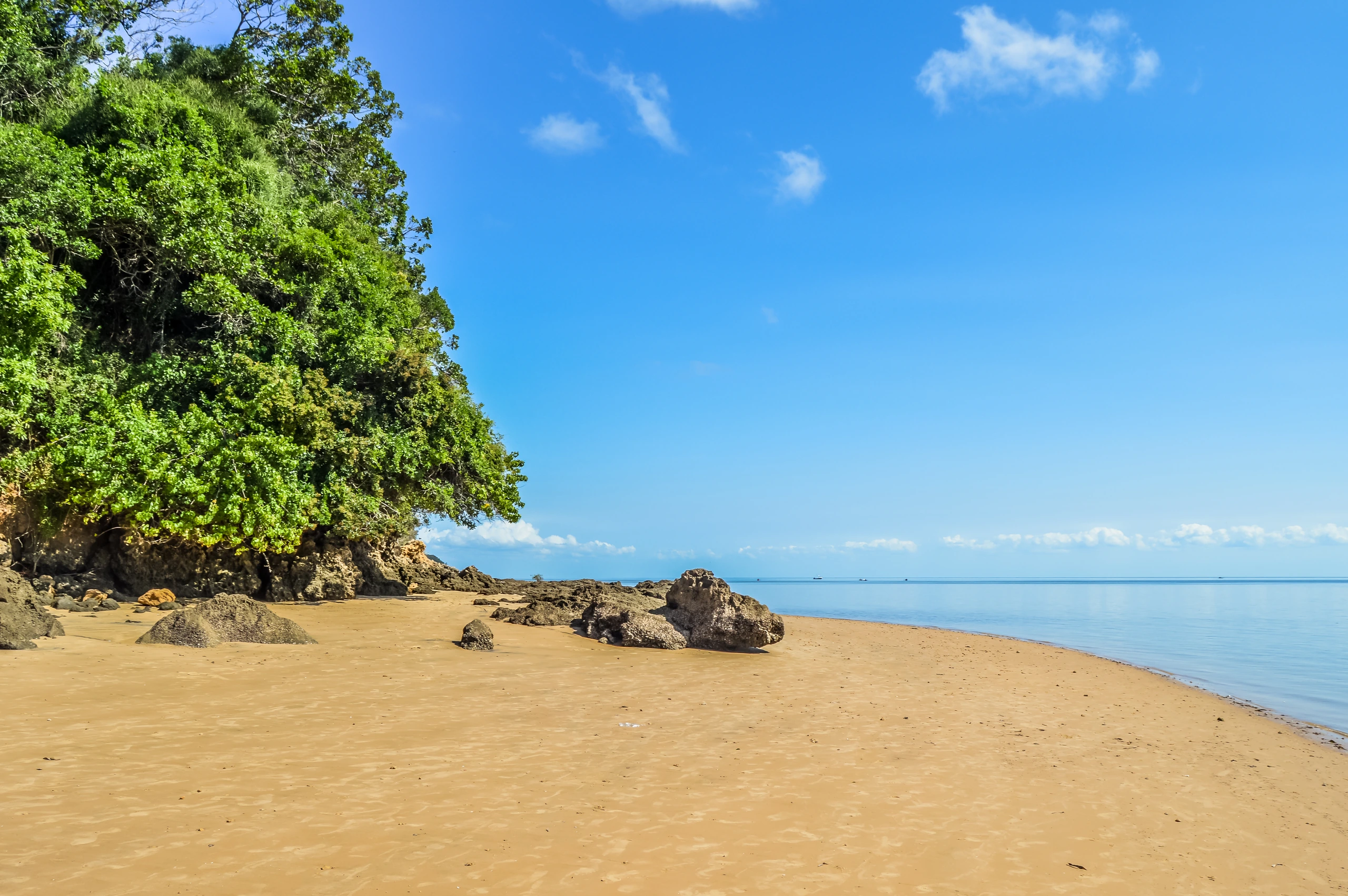 Inhaca Island nära Maputo, Moçambique