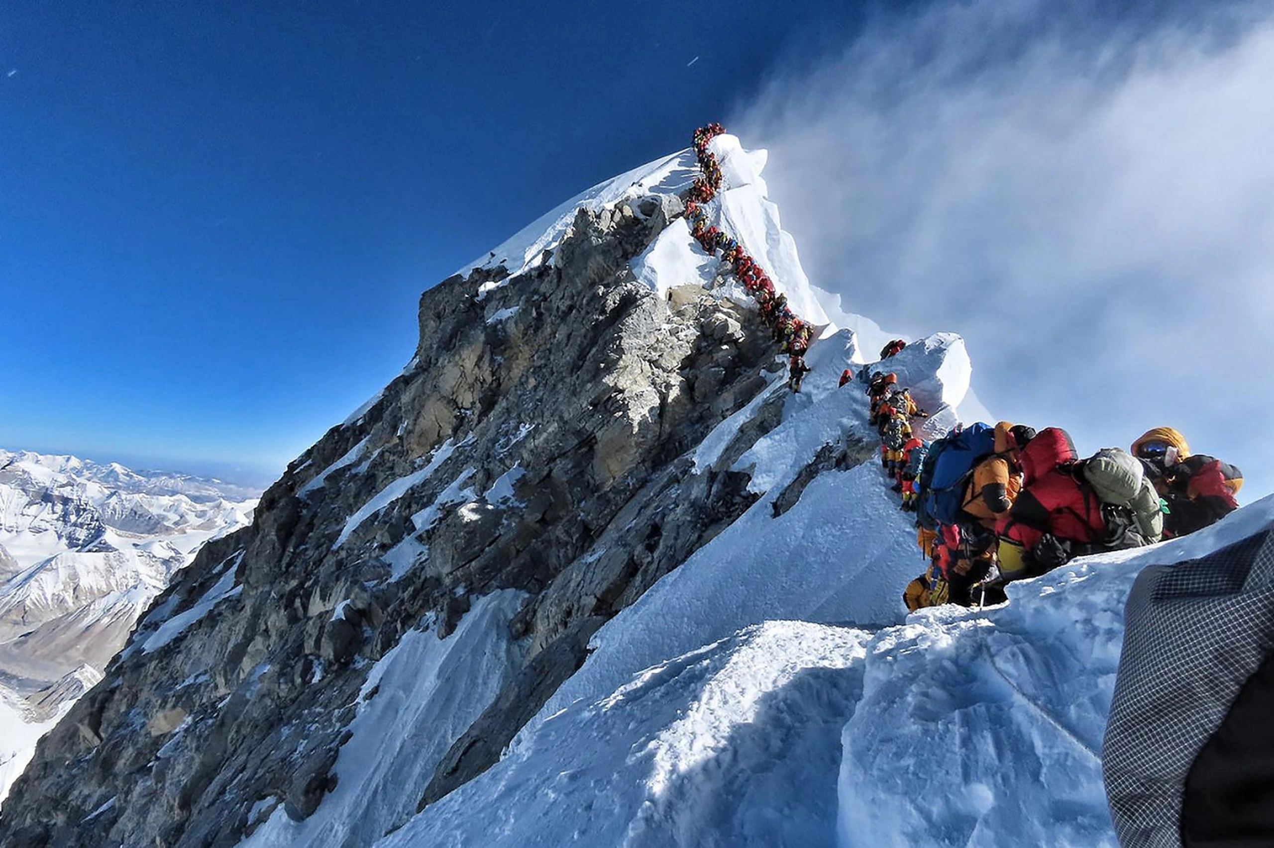Mount Everest, världens högsta berg, Nepal