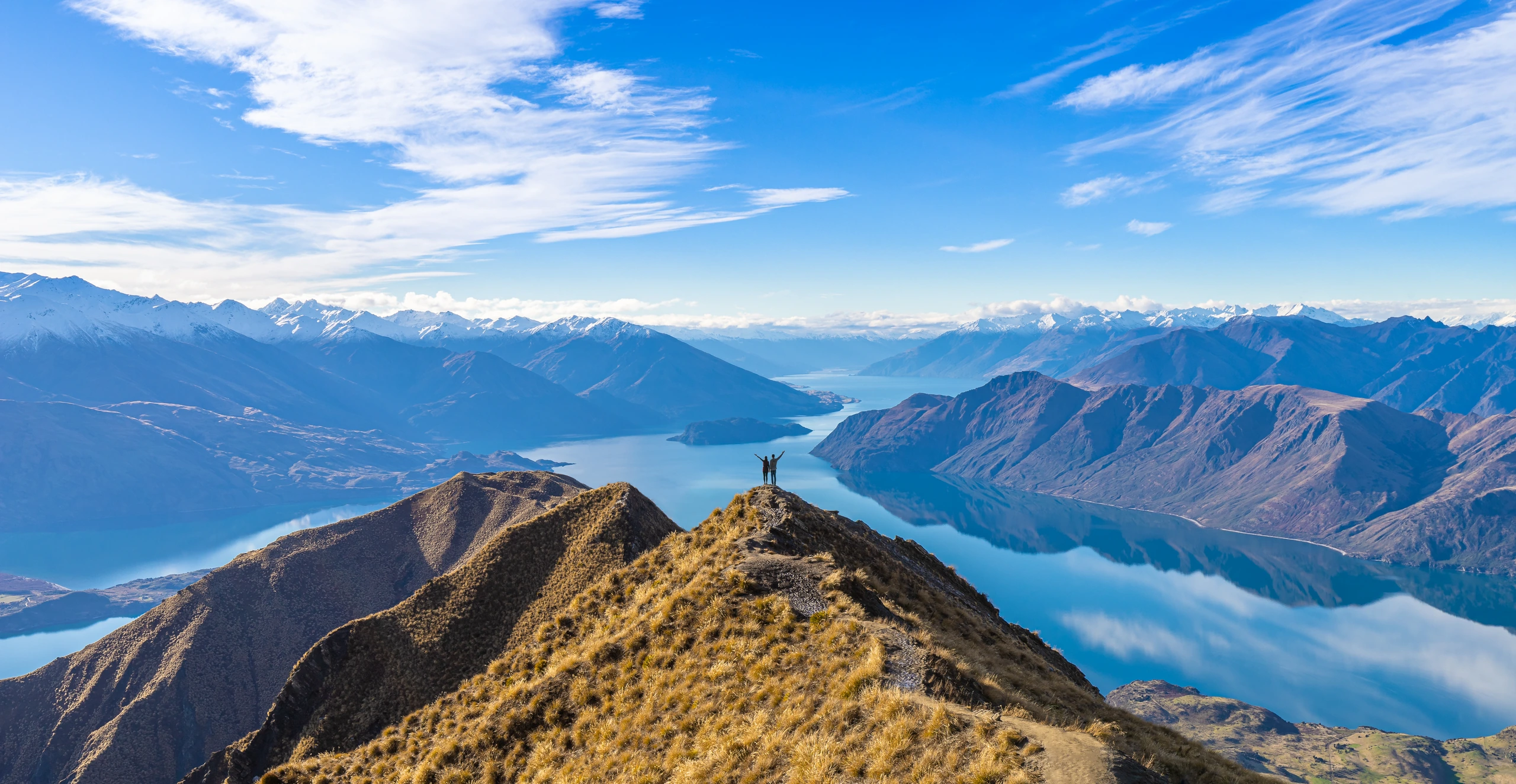 Roy's Peak vid Lake Wanaka, Nya Zeeland
