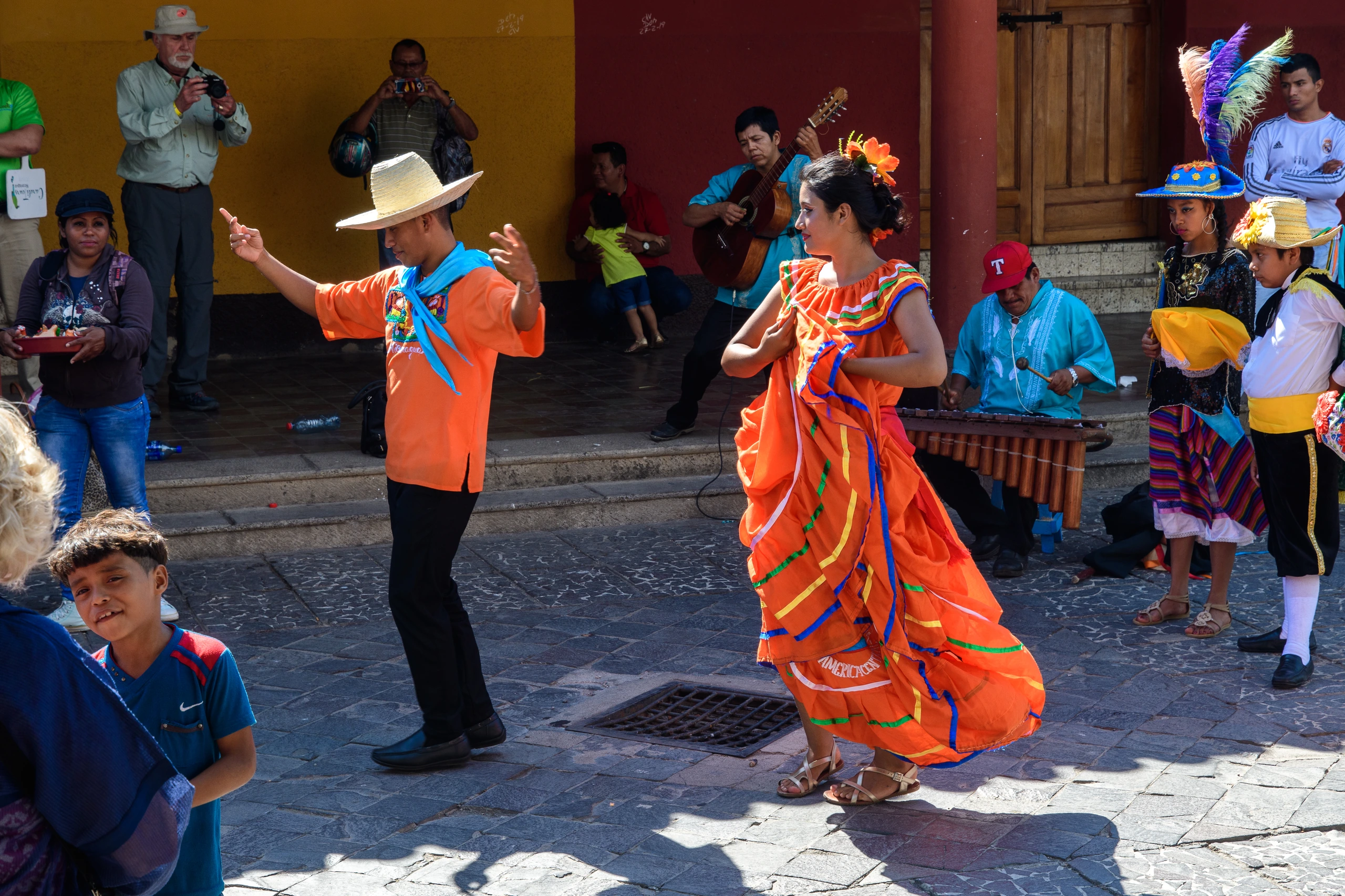 Folklorisk dans i Nicaragua