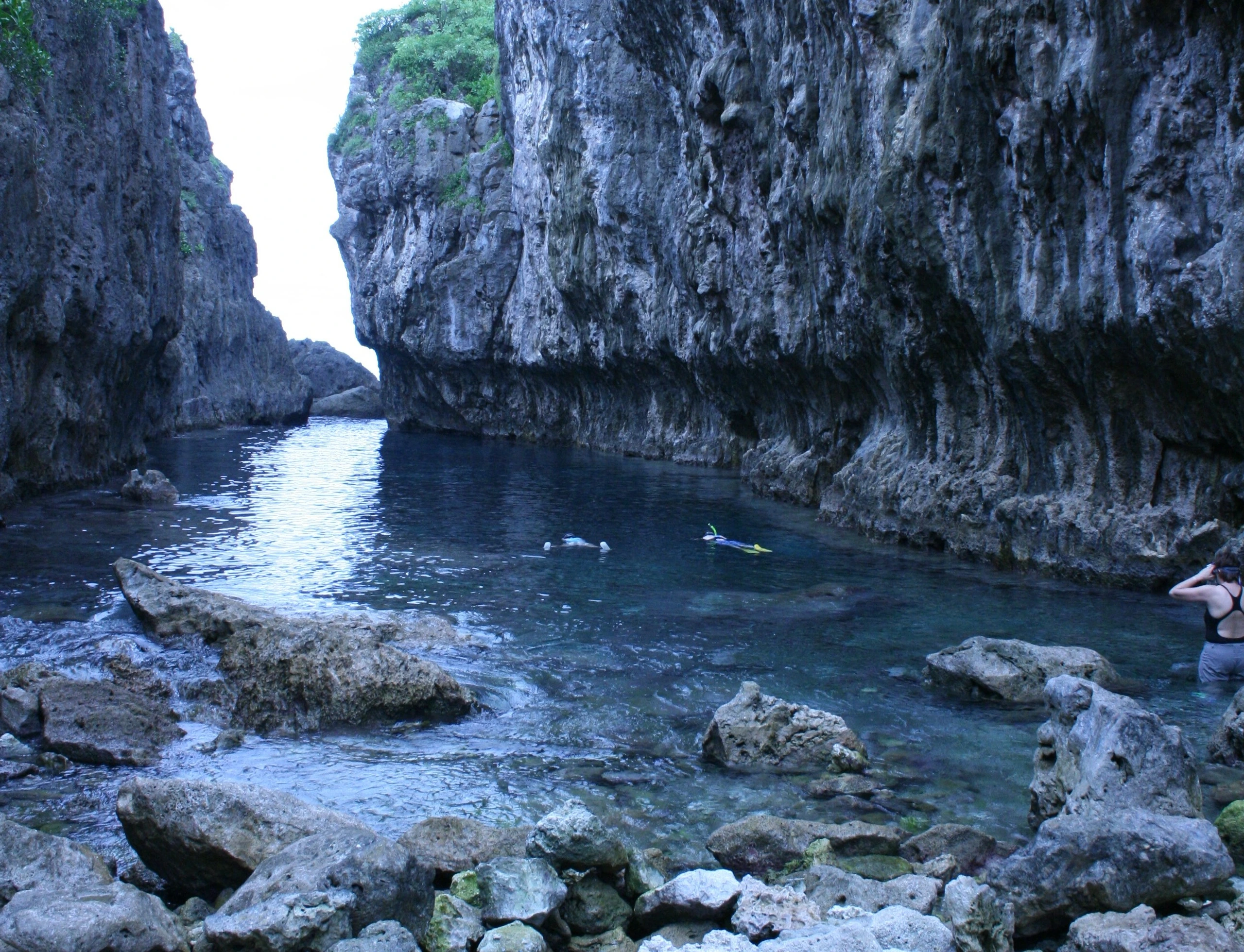 Matapa Chasm på Niue