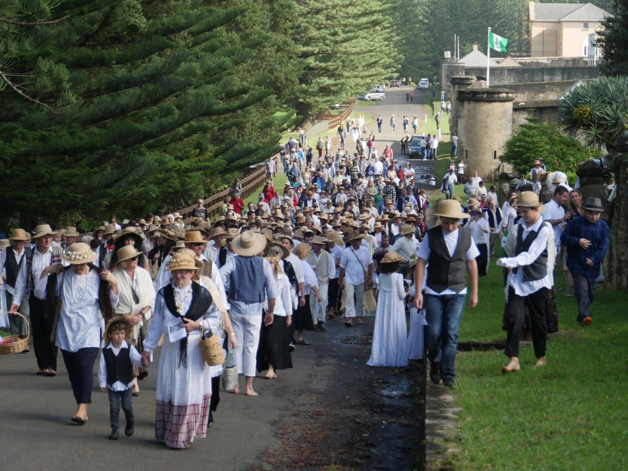 Bounty Day på Norfolkön