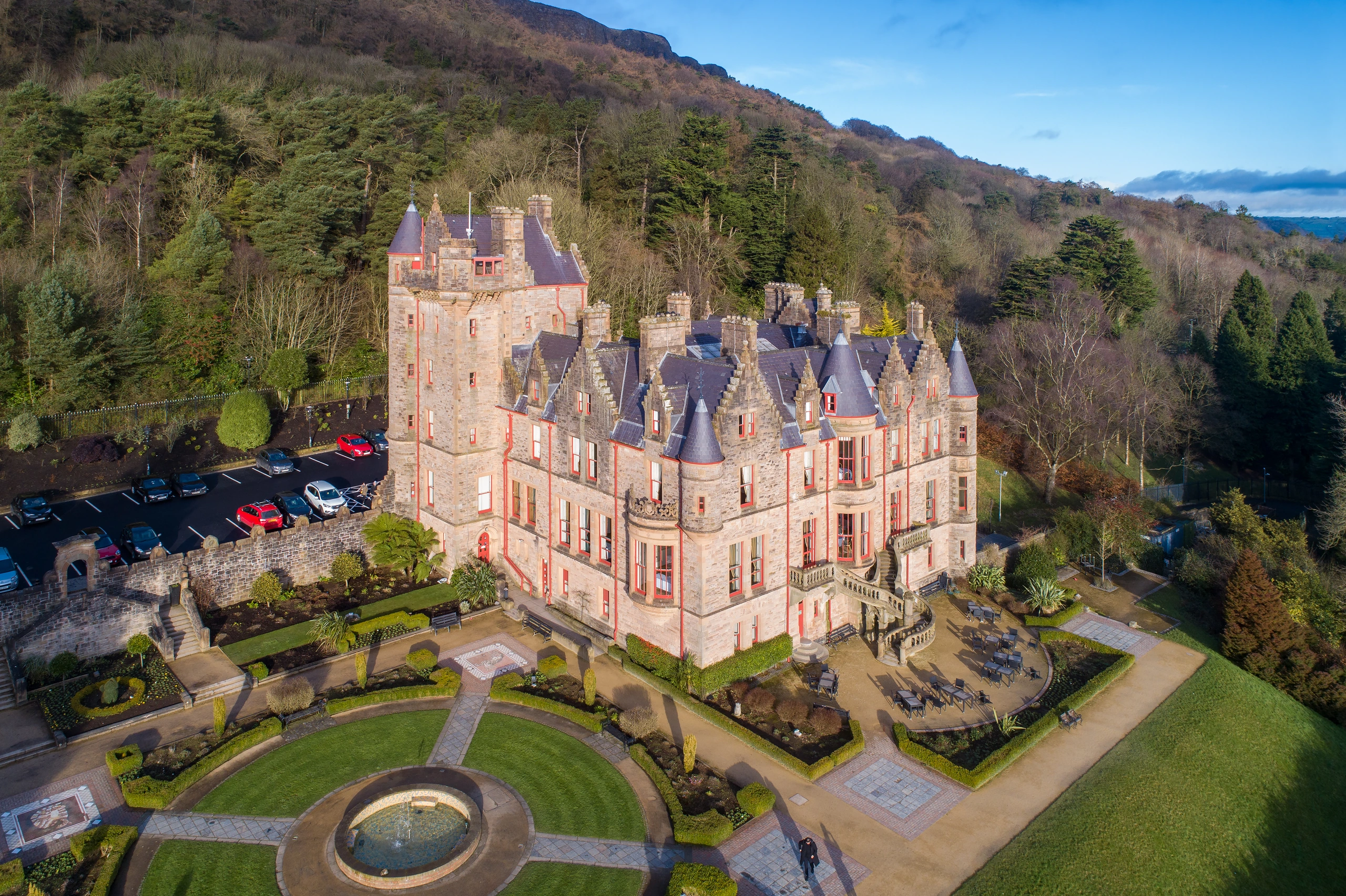 Belfast Castle och Cave Hill Park, Nordirland