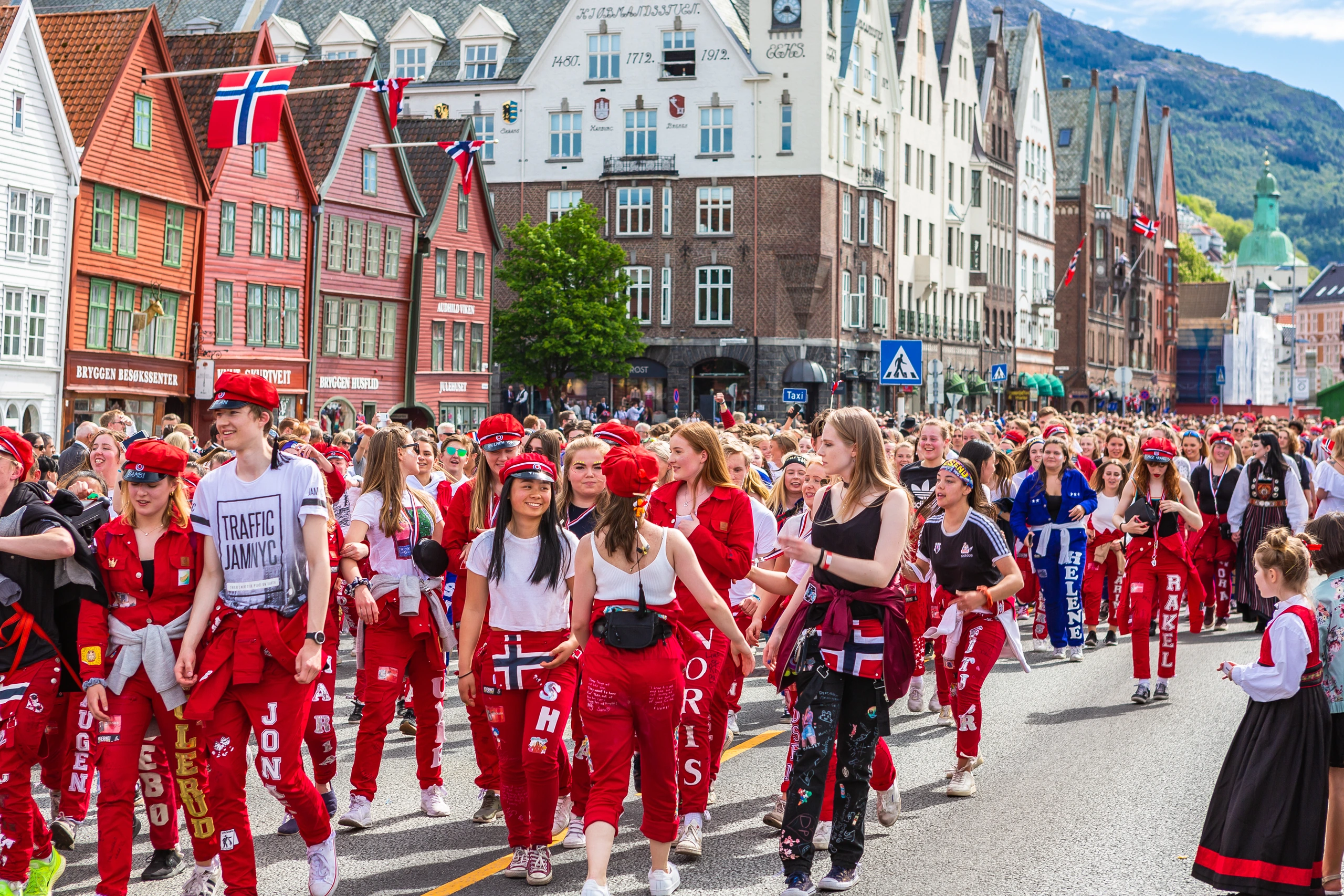 Norska konstitutionsdagen, parad, Norge