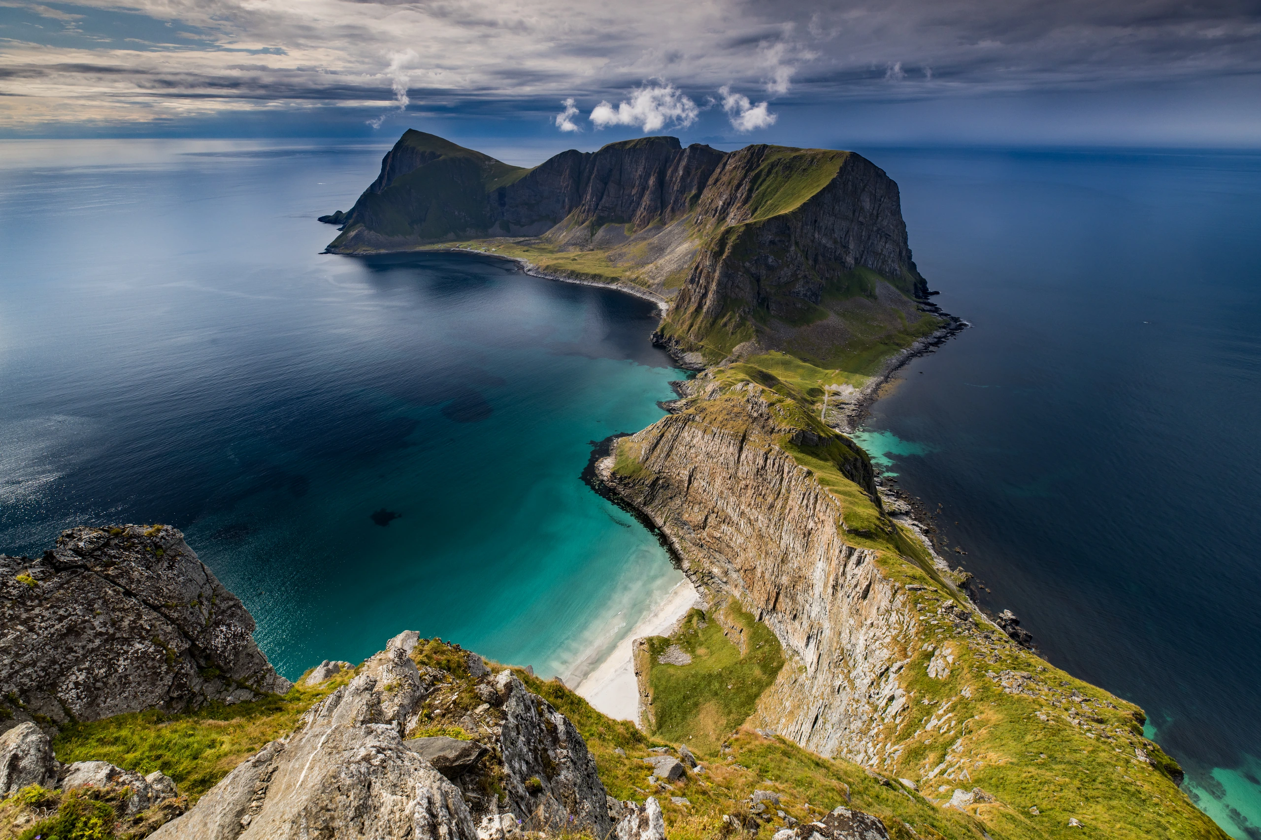 Utsiktspunkt vid Måstadfjellet, Væerøy, Norge
