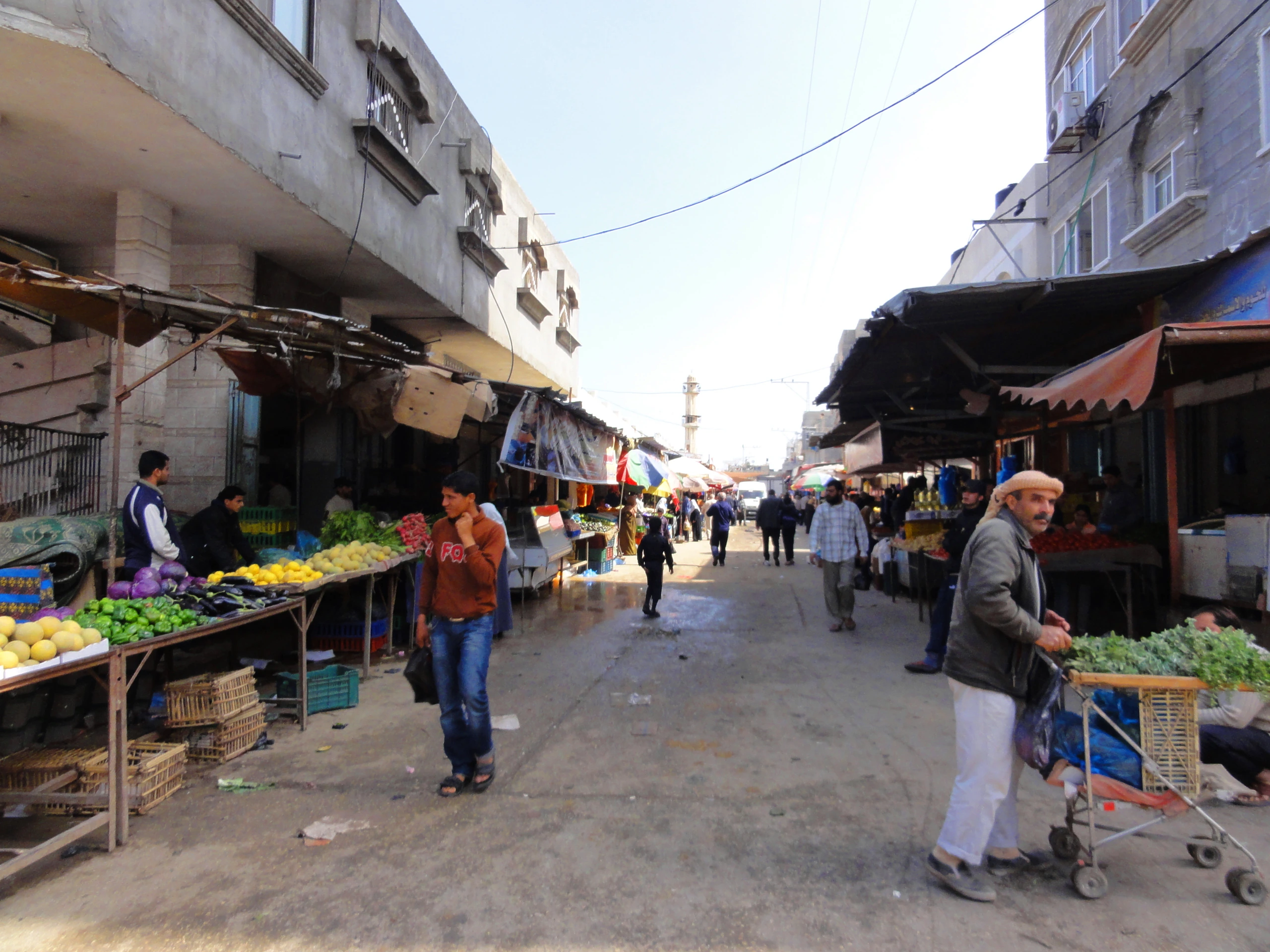 Gaza från Mujaddara, Palestina