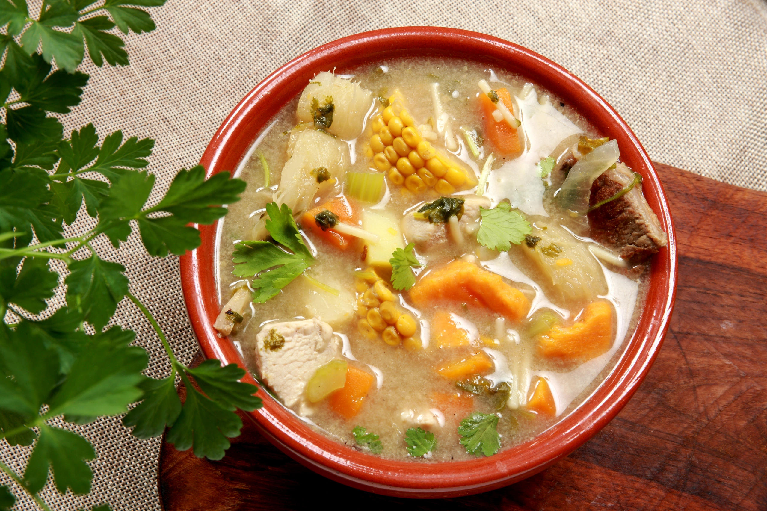 Sancocho, traditionell panamansk soppa, Panama