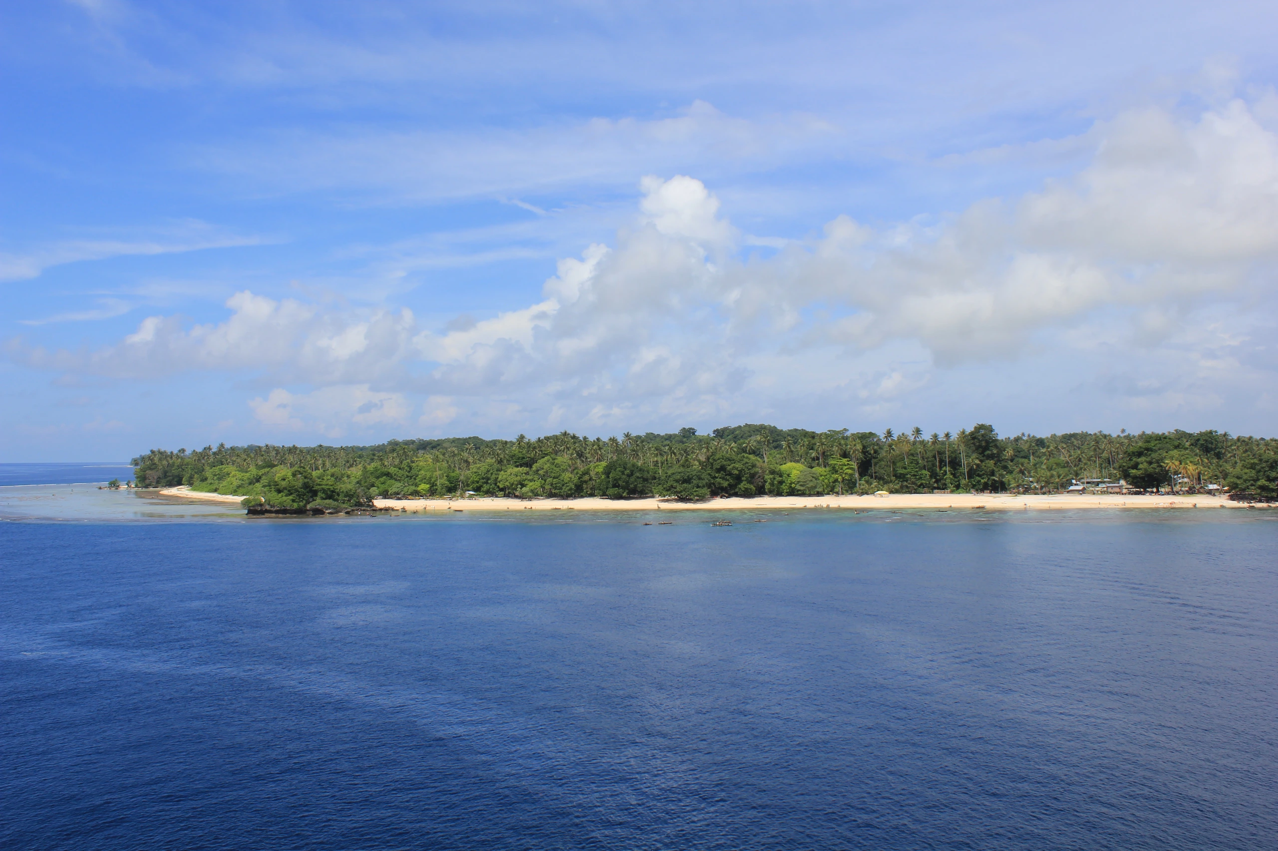 Stränder på Kiriwina Island, Papua Nya Guinea