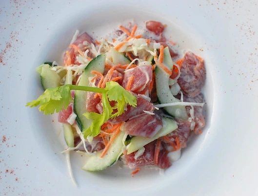 Poisson cru au lait de coco, Pitcairnöarna