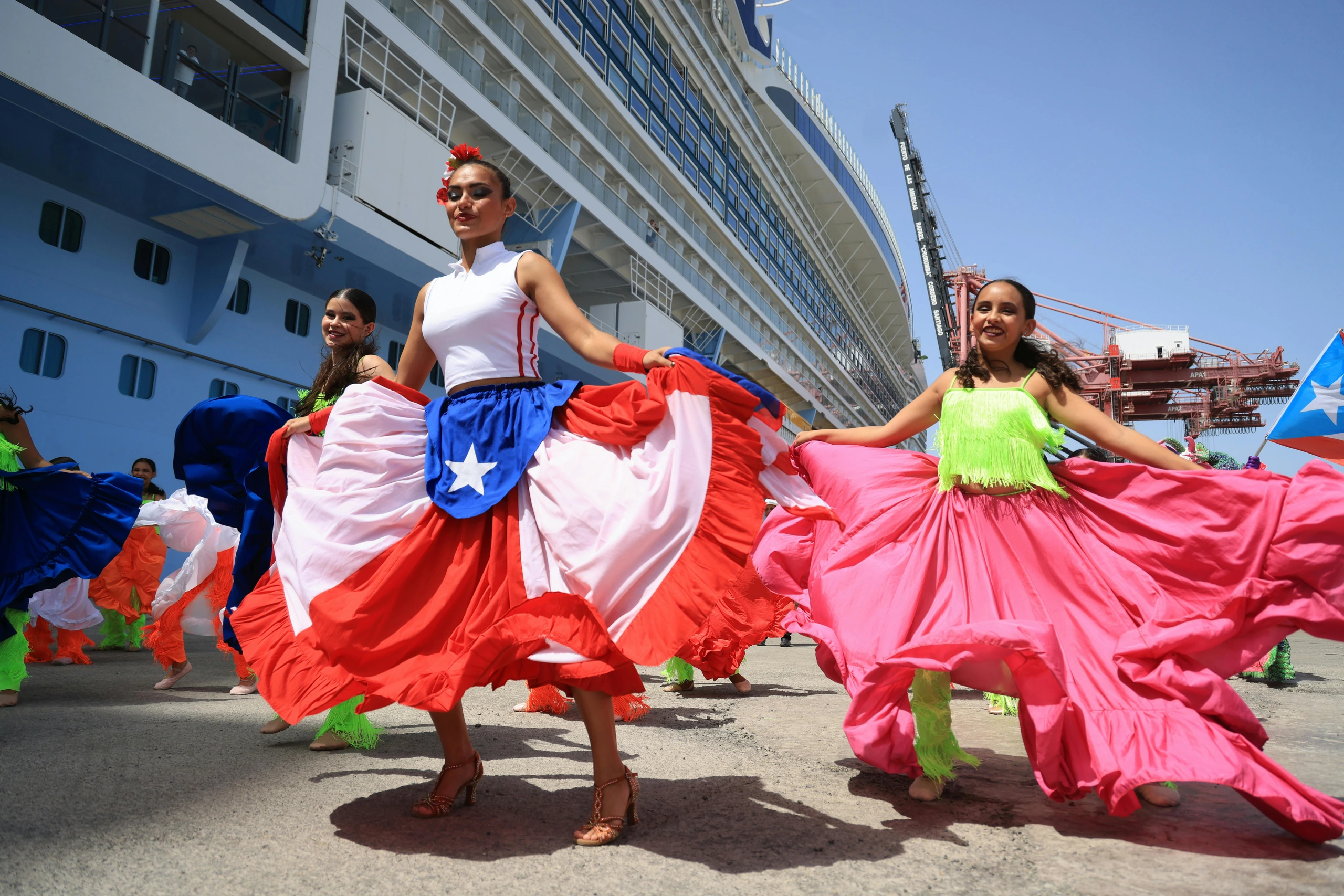 Festlig dans i Puerto Rico