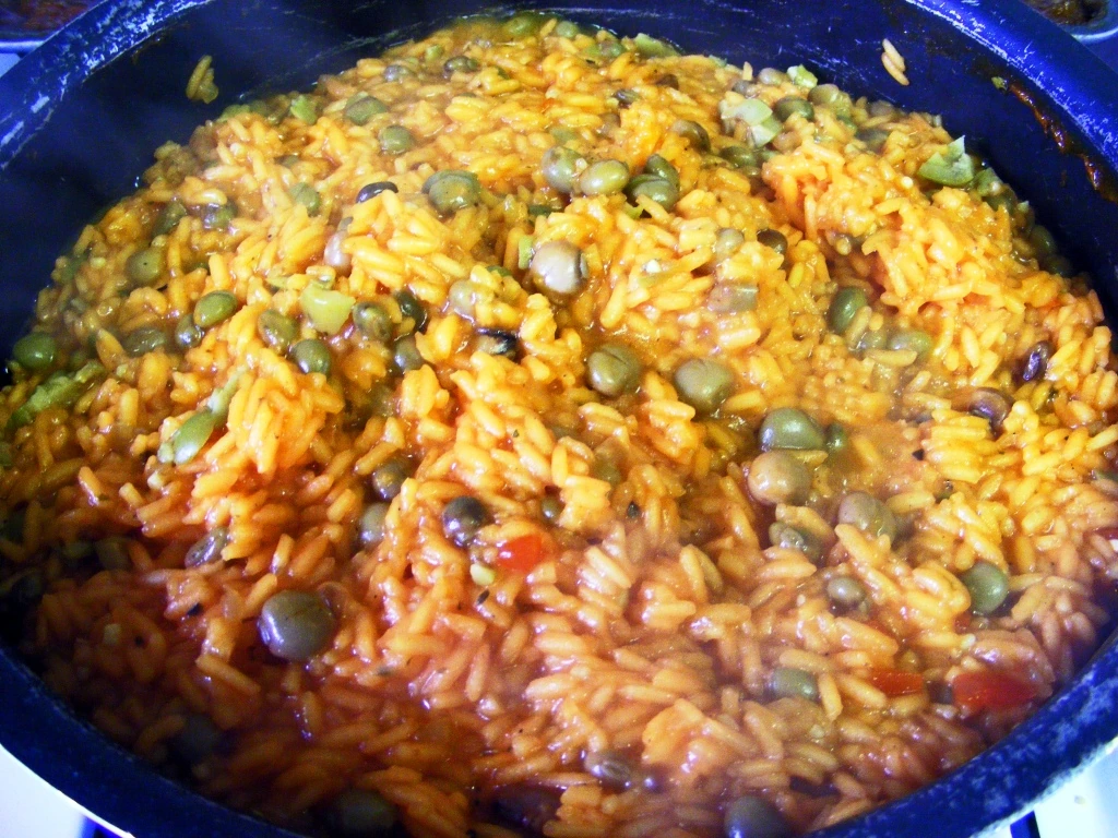 Arroz con gandules, Puerto Rico