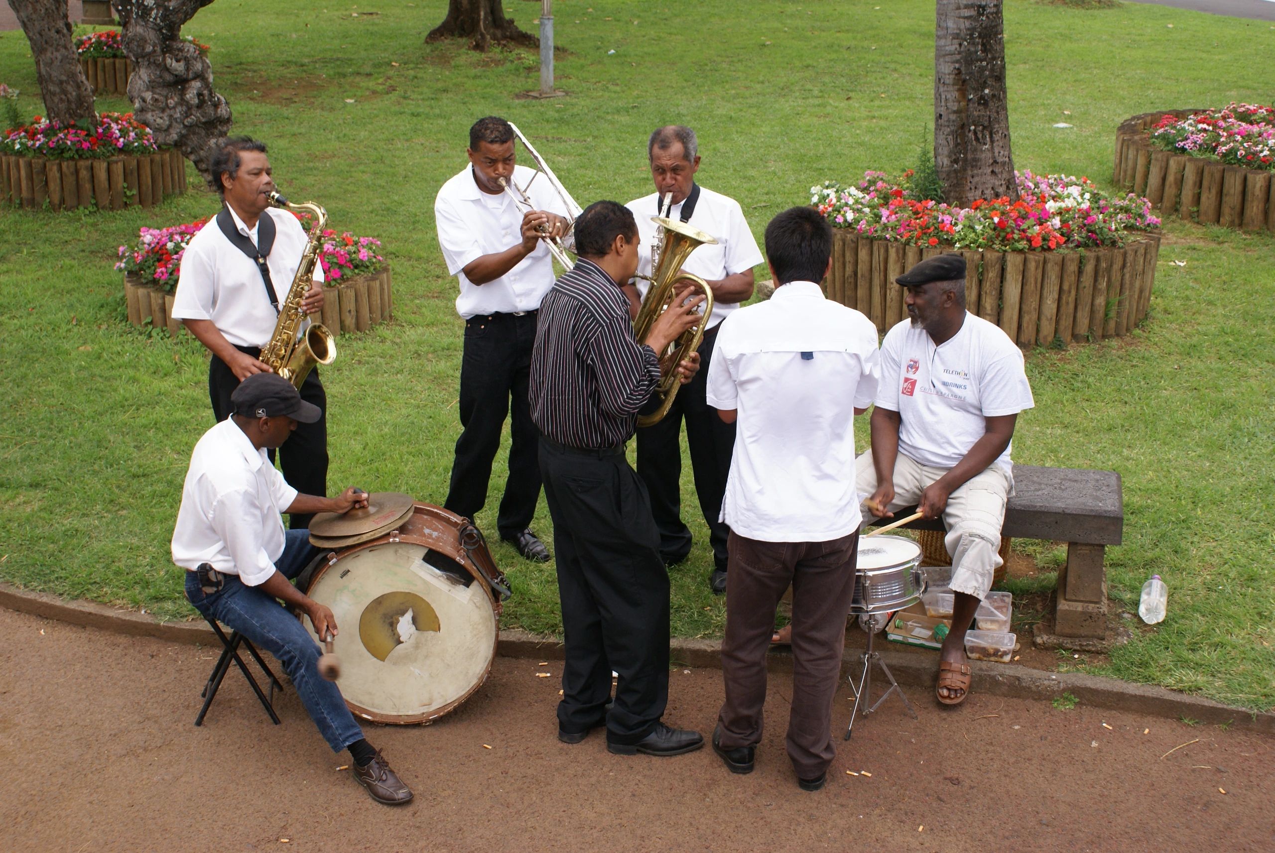 Séga-band i Saint-Pierre, Réunion