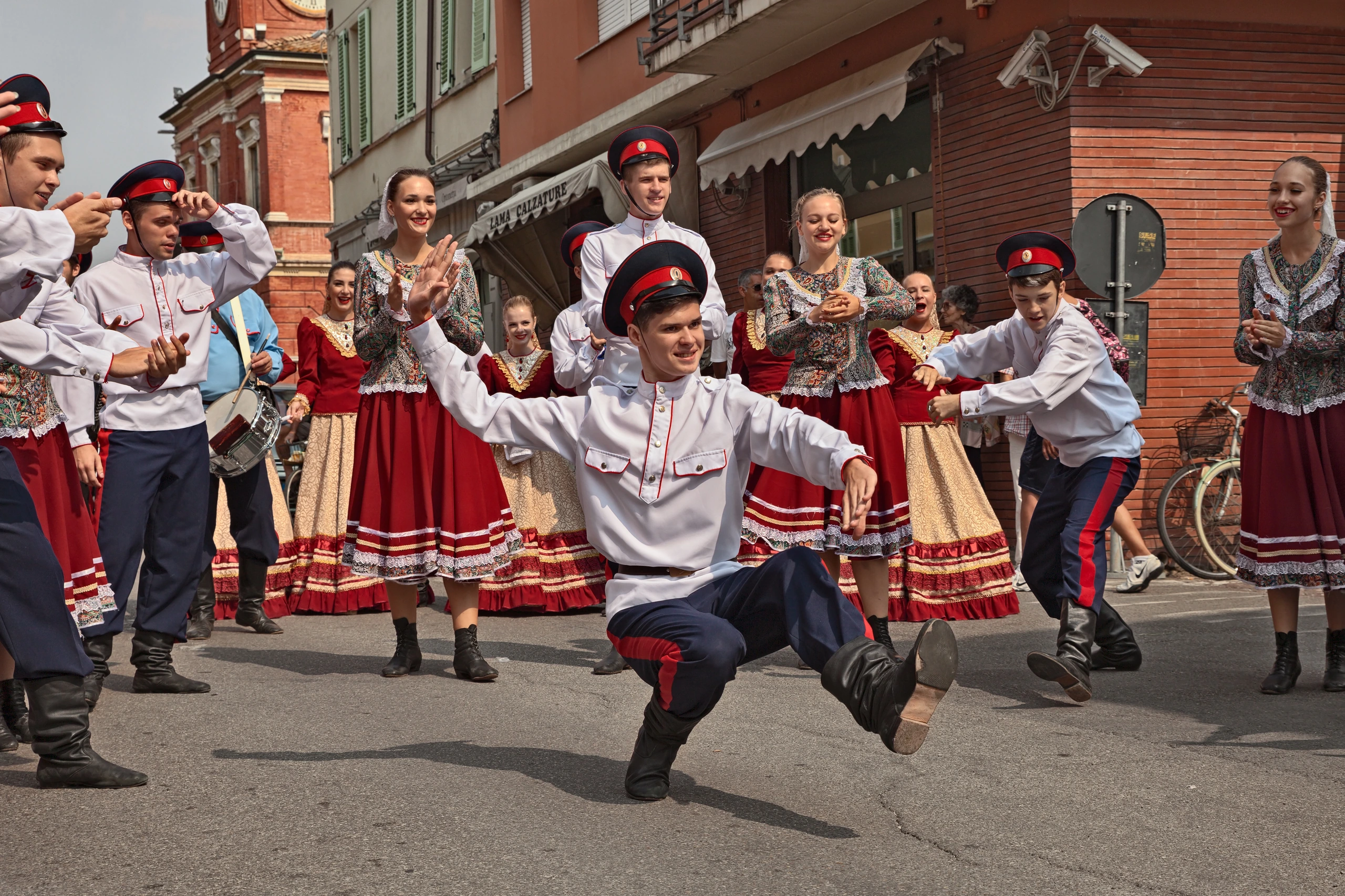 Folklig dansensemble i Ryssland