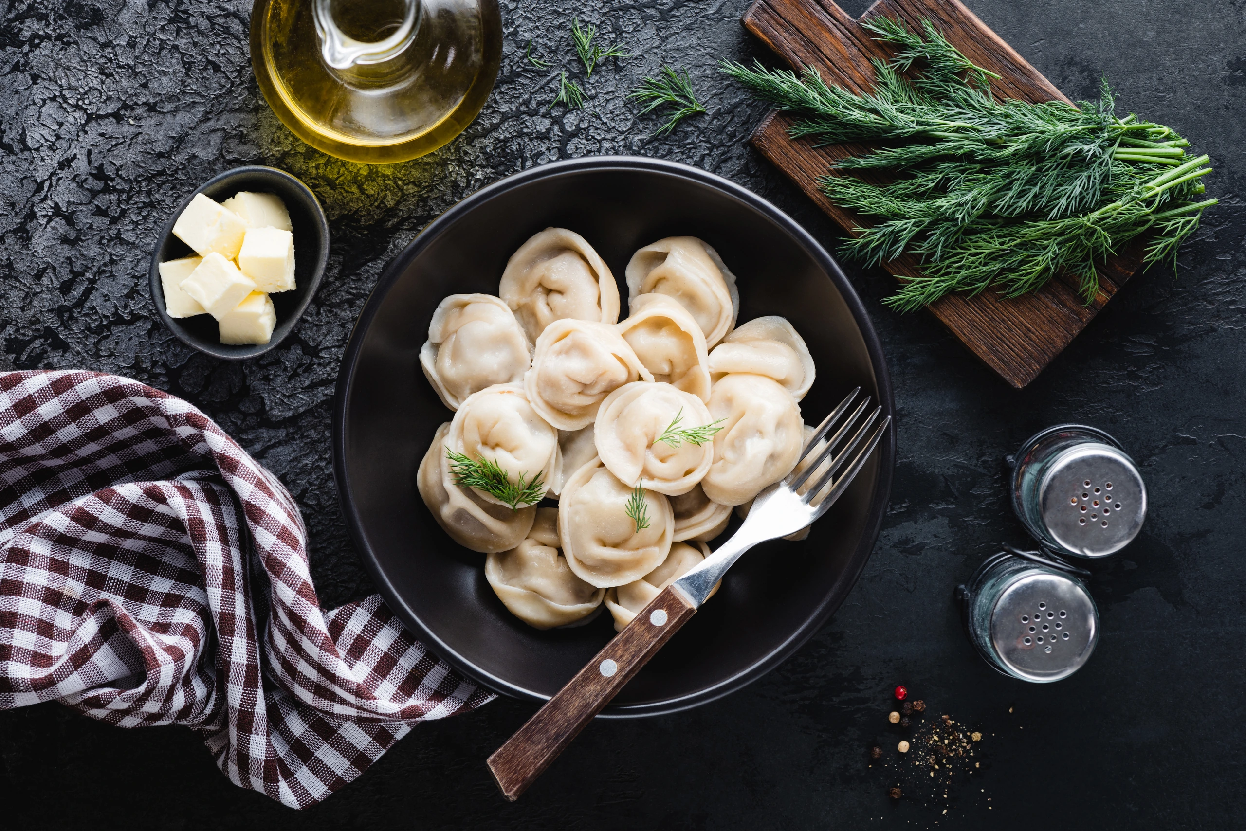 Ryska pelmeni med köttfyllning, Ryssland