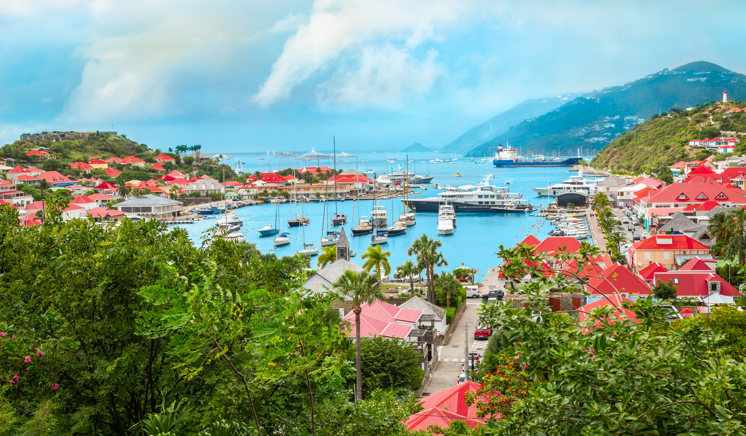 Gustavia hamn, Saint Barthélemy