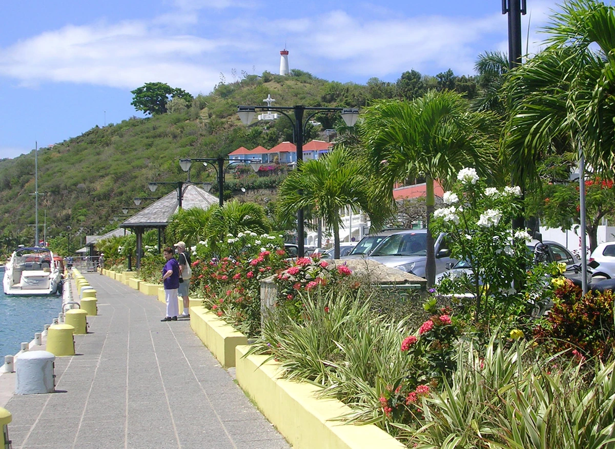 Gustavia, Quai och Fort Gustav, Saint Barthélemy