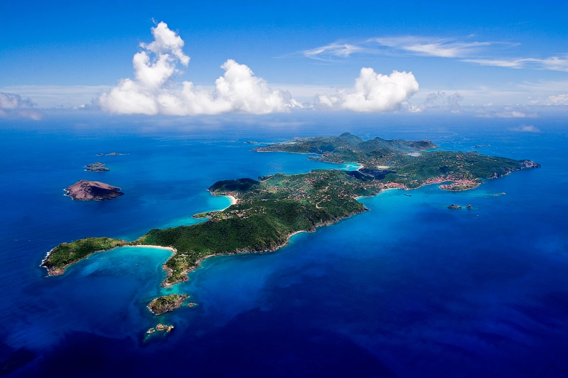Utsikt över Saint Barthélemy