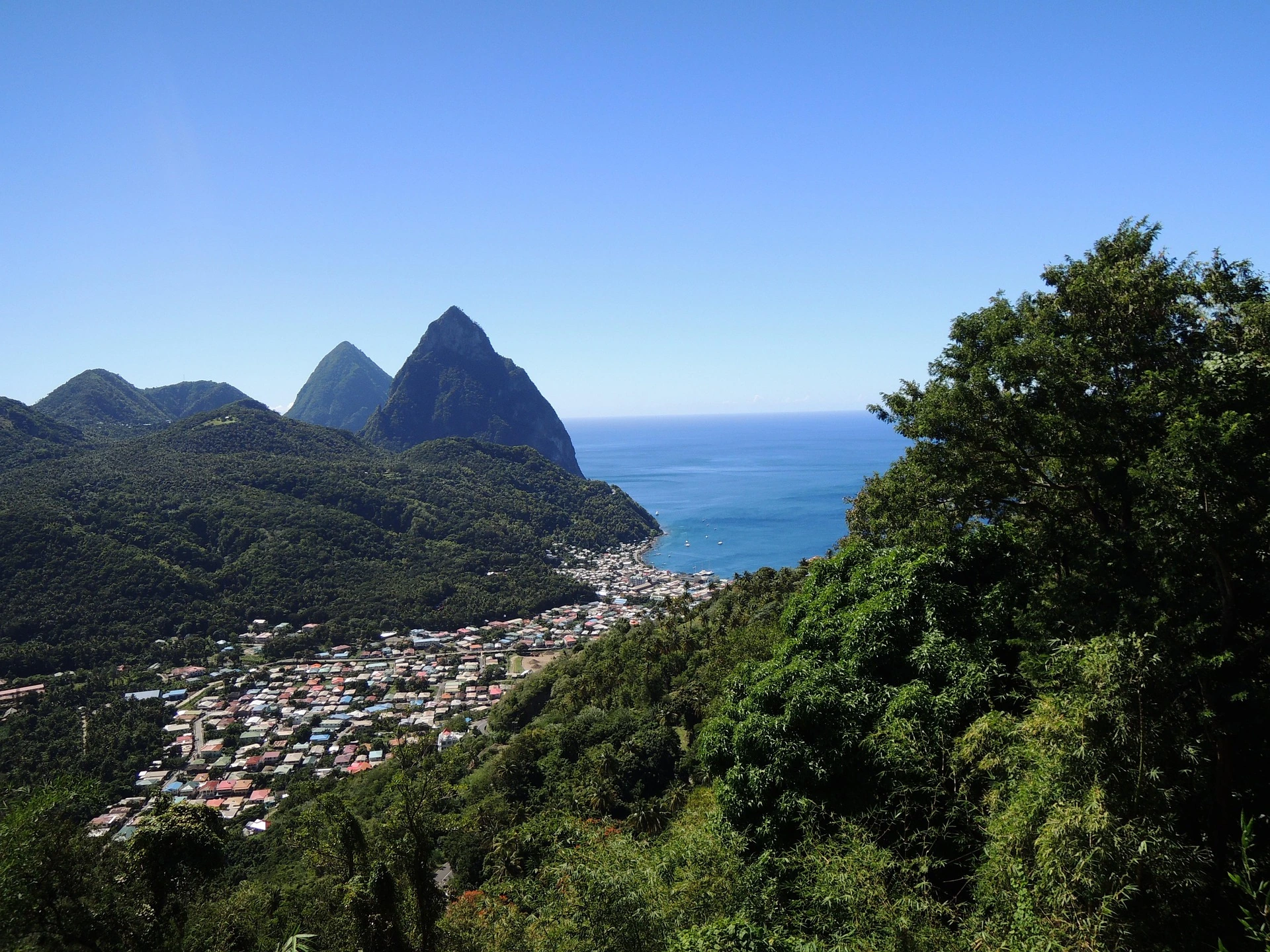 Pitonerna på Saint Lucia