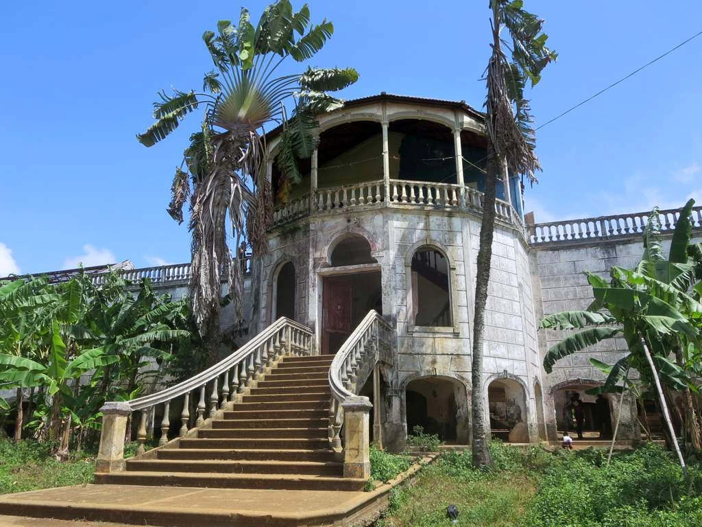 Tidigare sjukhus Roça Água Izé, São Tomé och Príncipe