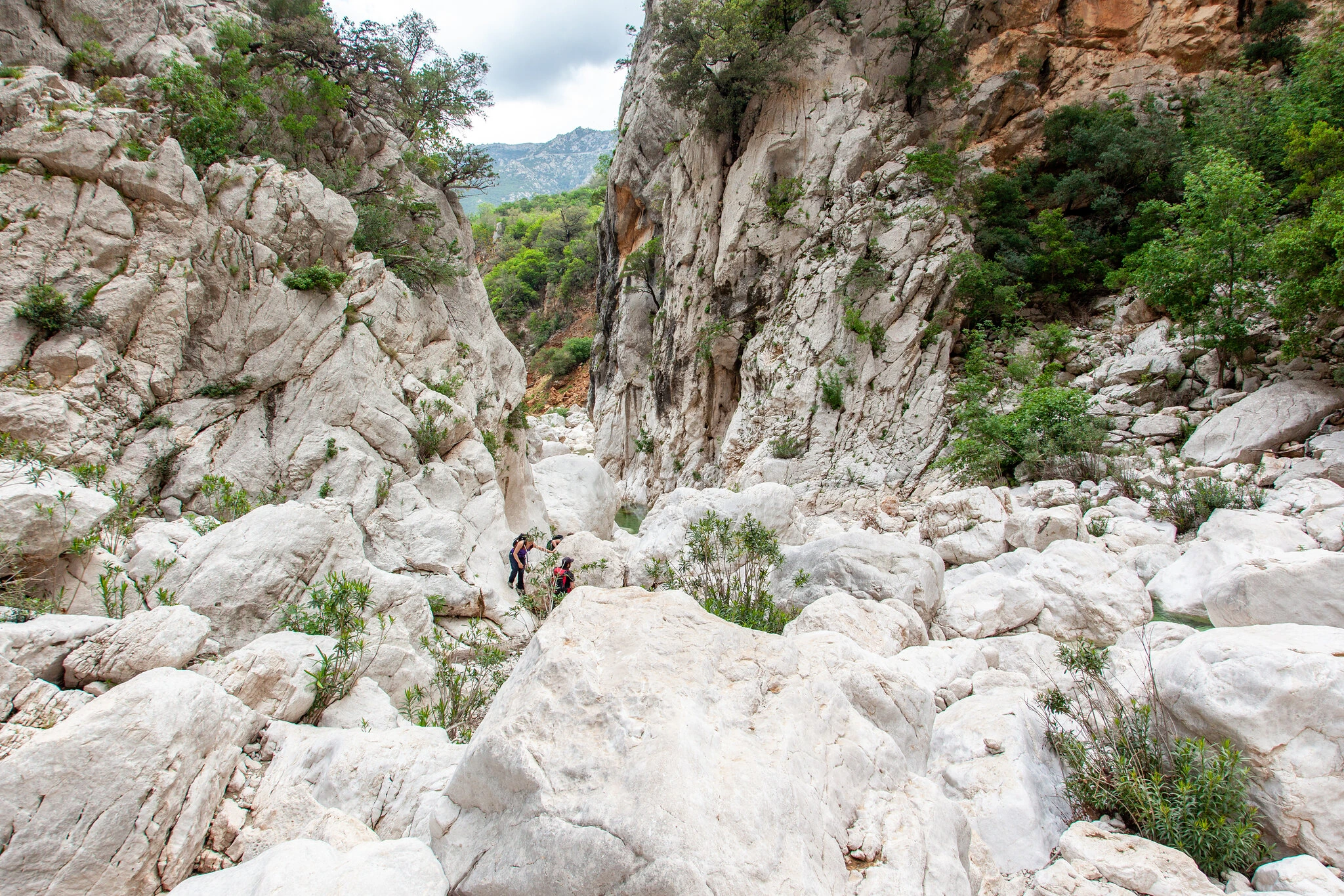 Canyon Gorropu på Sardinien