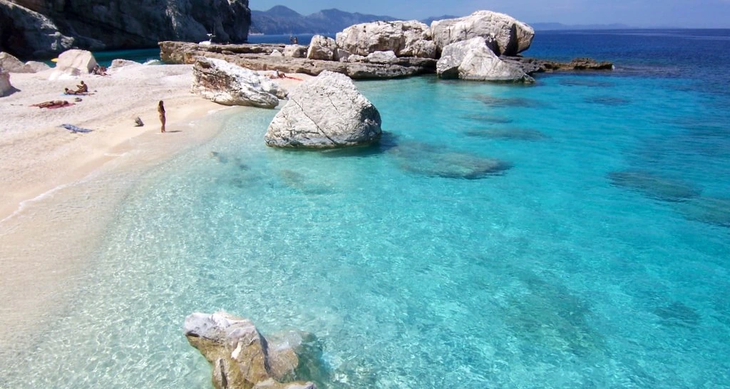 Cala Mariolu på Sardinien