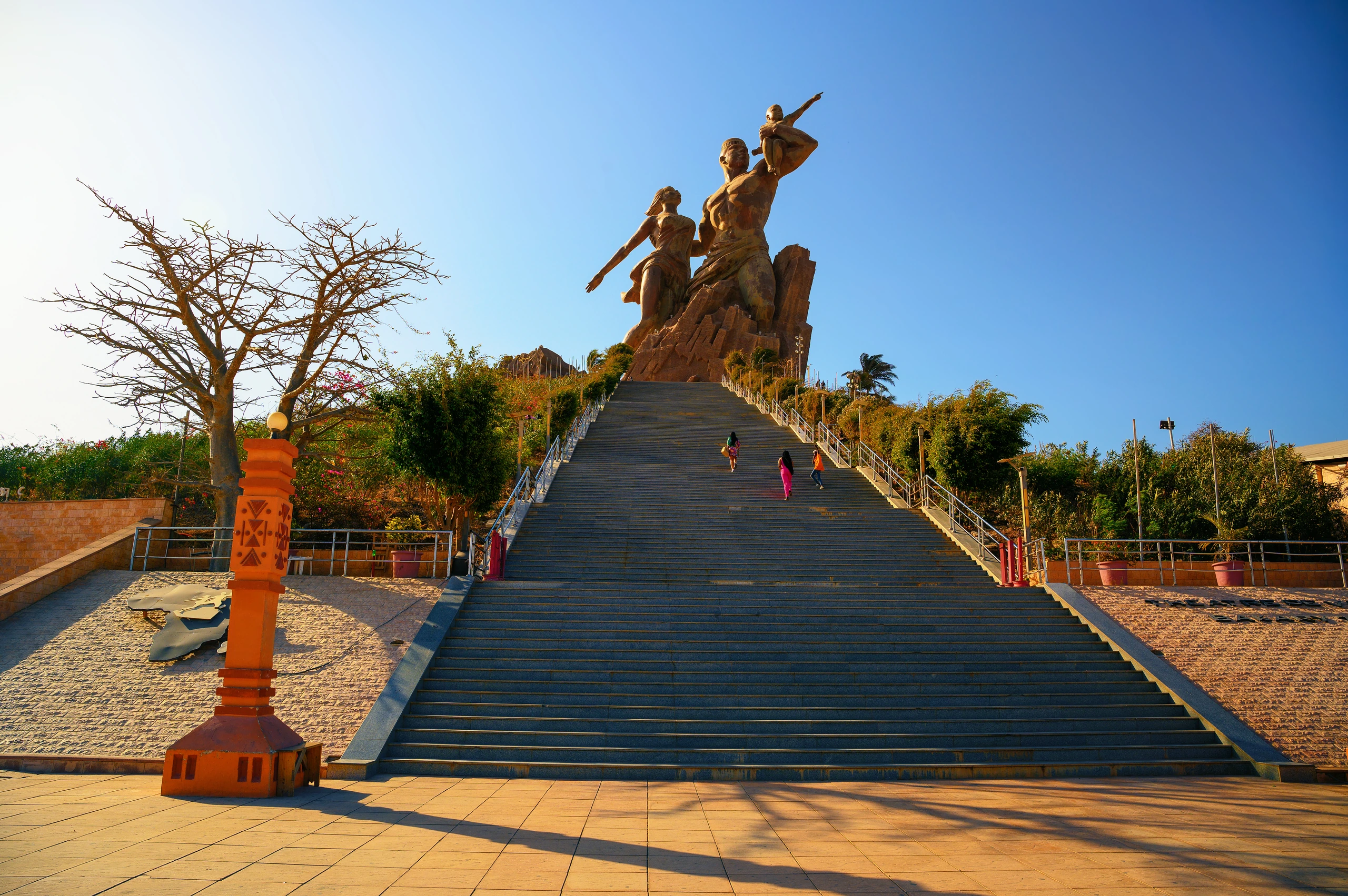 Monumentet för den afrikanska renässansen i Dakar, Senegal