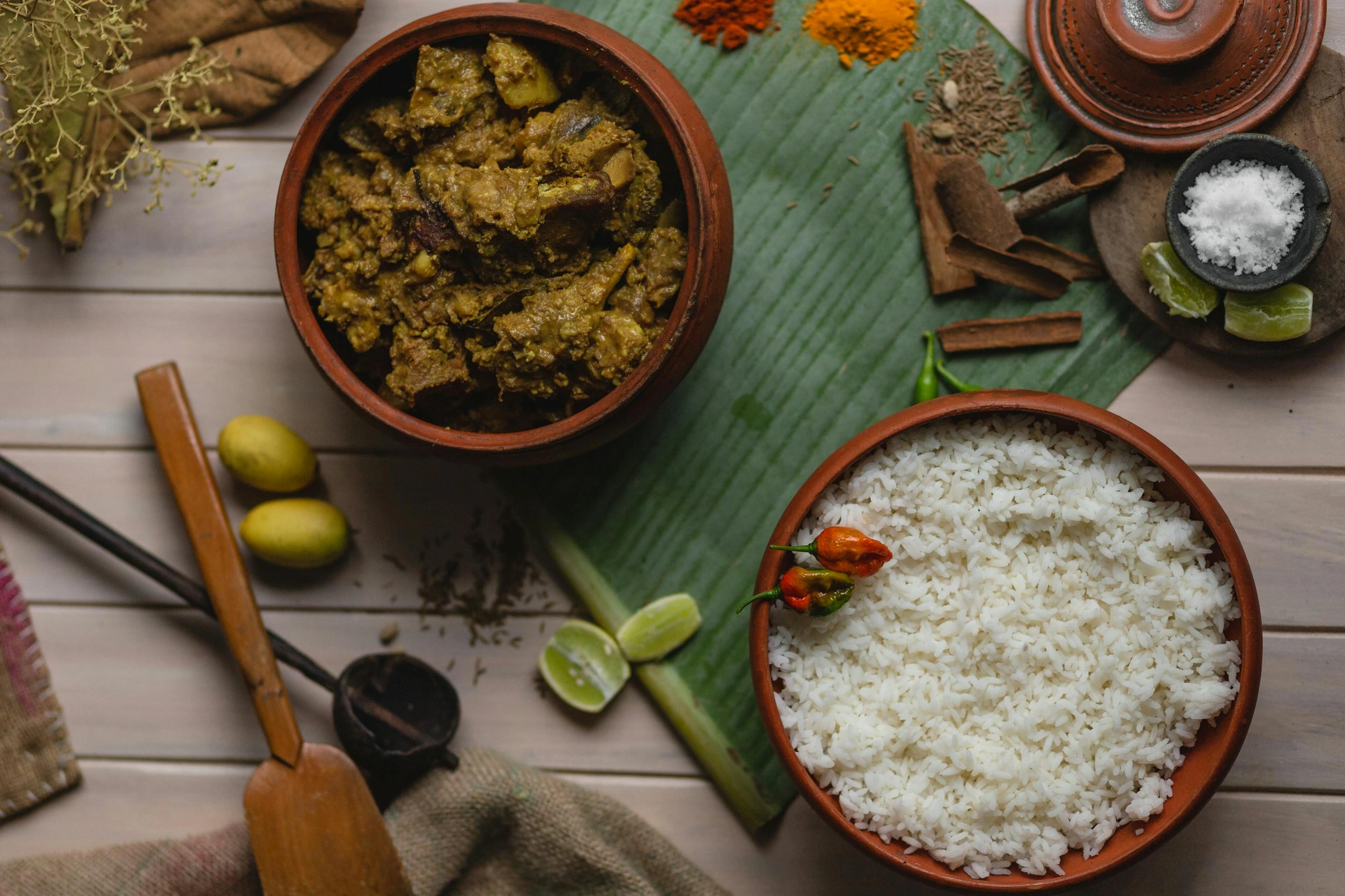 Ris med paprika och curry i Sierra Leone
