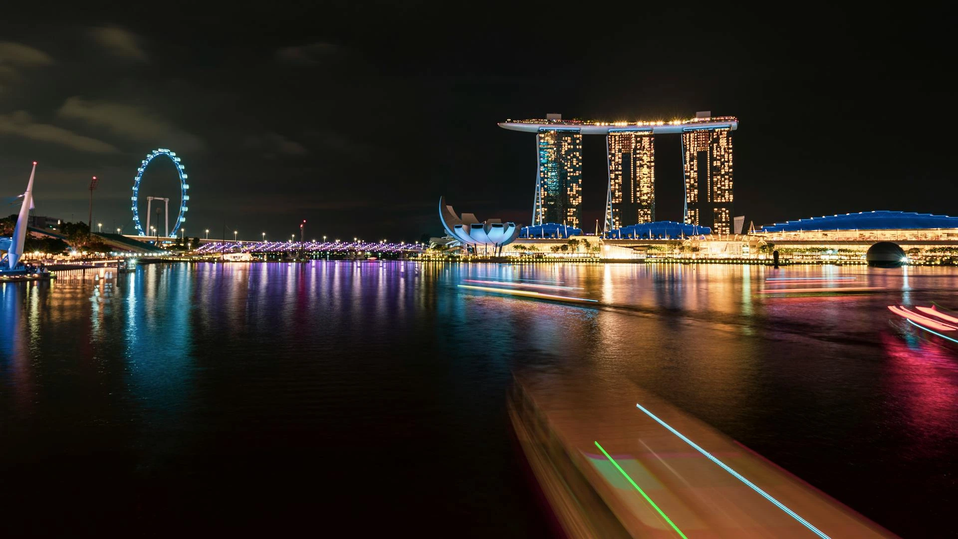 Stadsbild av Singapore