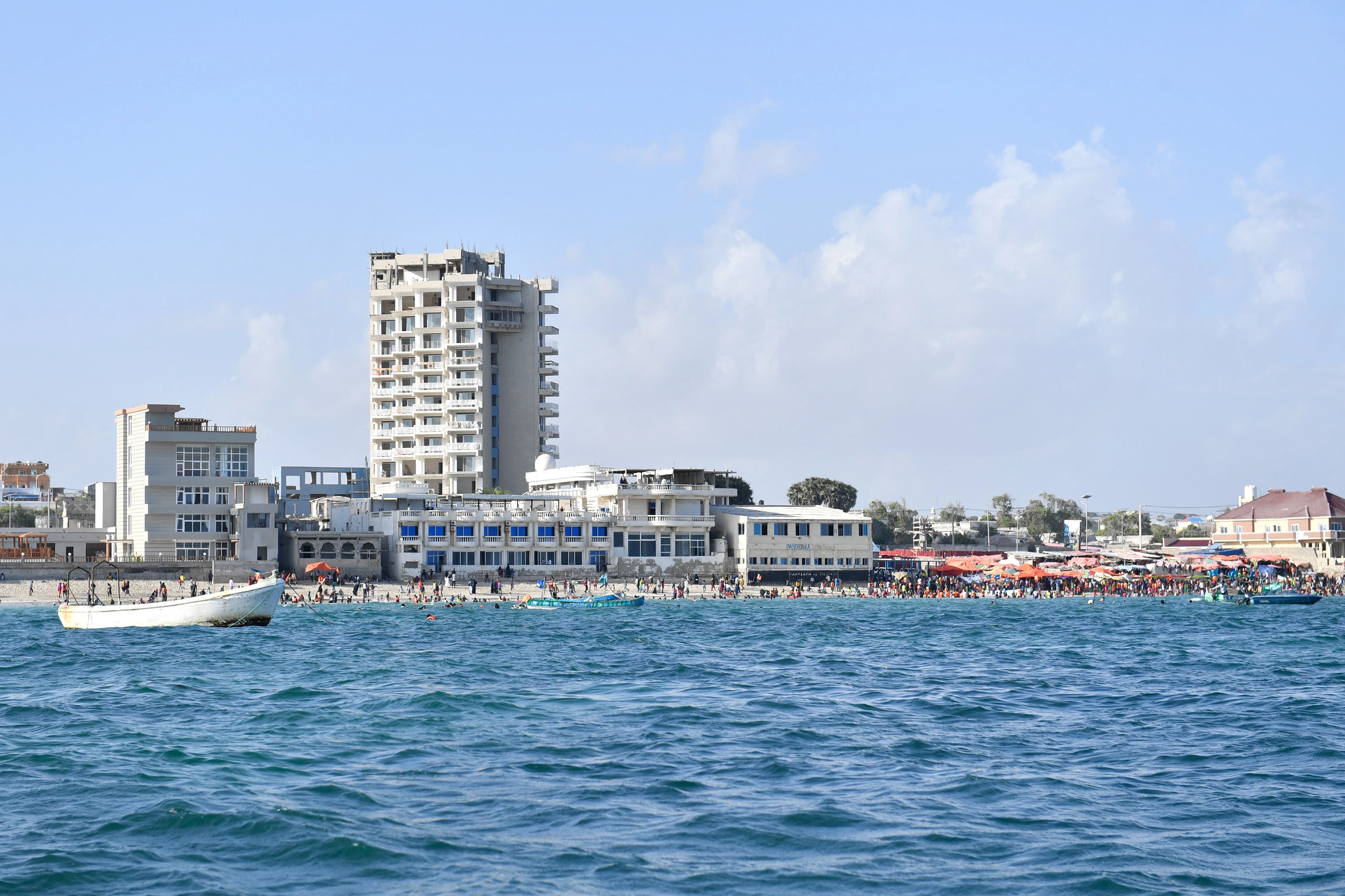 Lido beach i Mogadishu, Somalia
