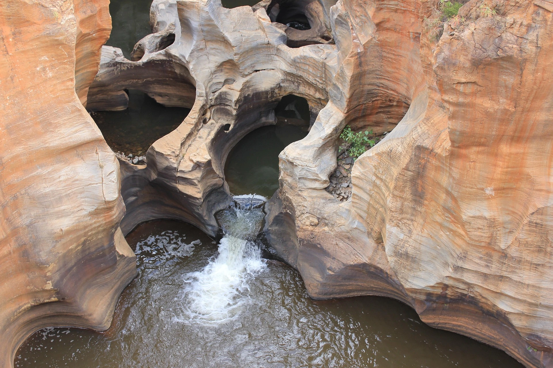 Potholes Rock Waterfall, Sydafrika