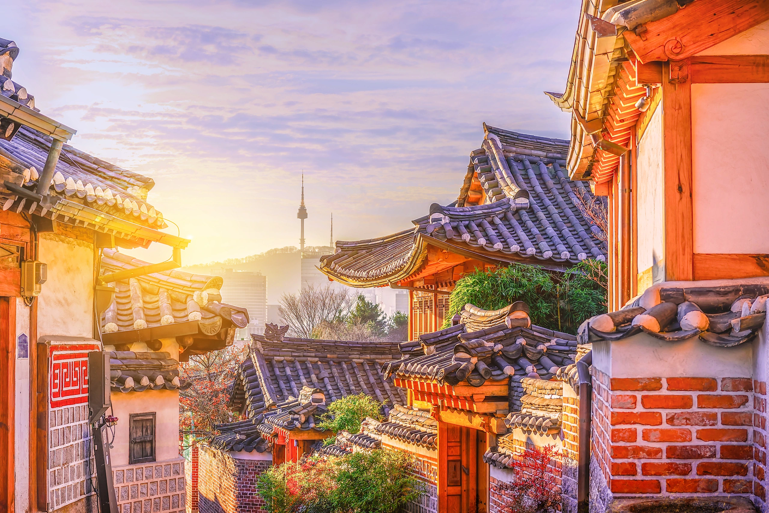 Seouls skyline, Sydkorea