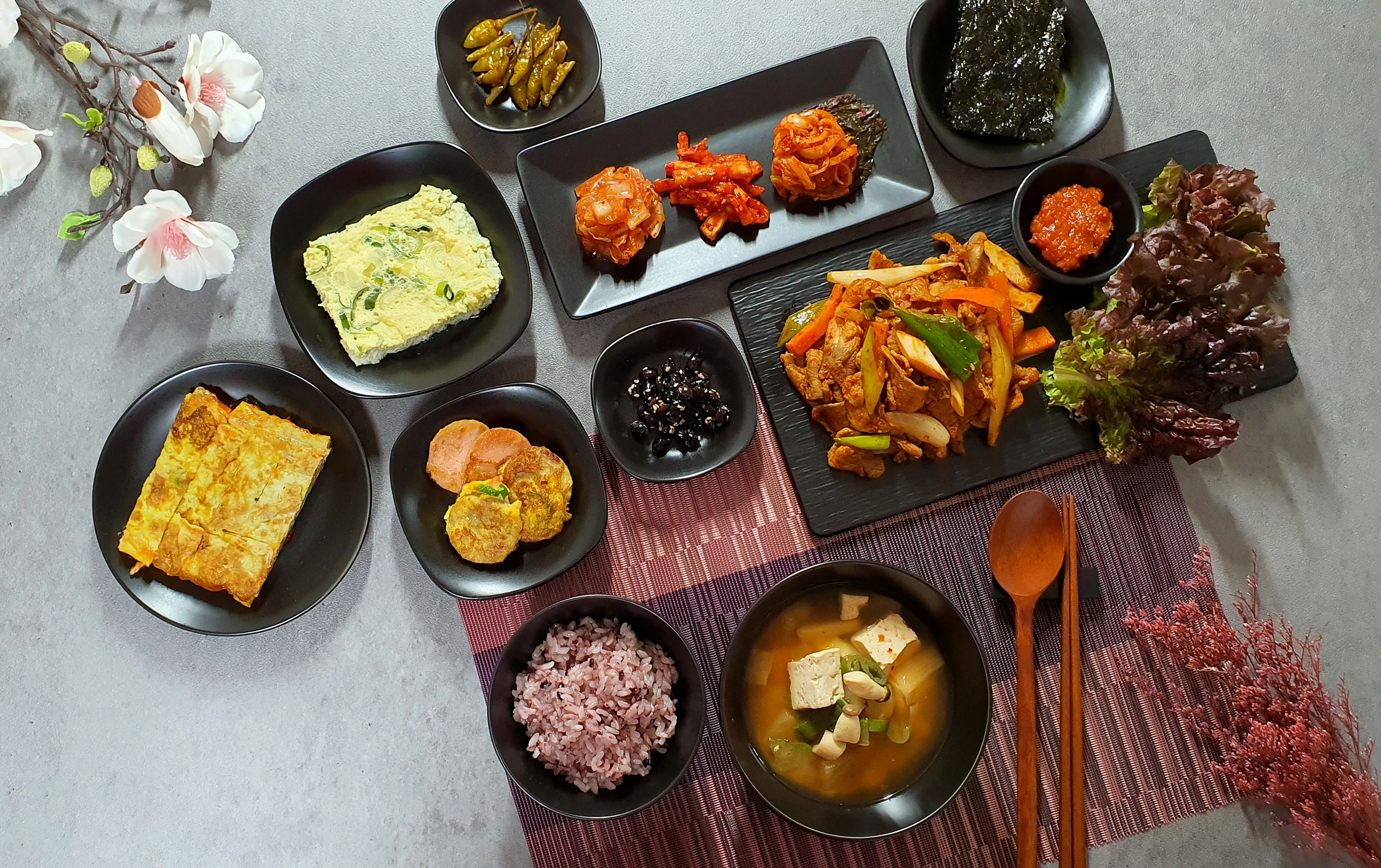 Koreansk hemlagad måltid, Sydkorea