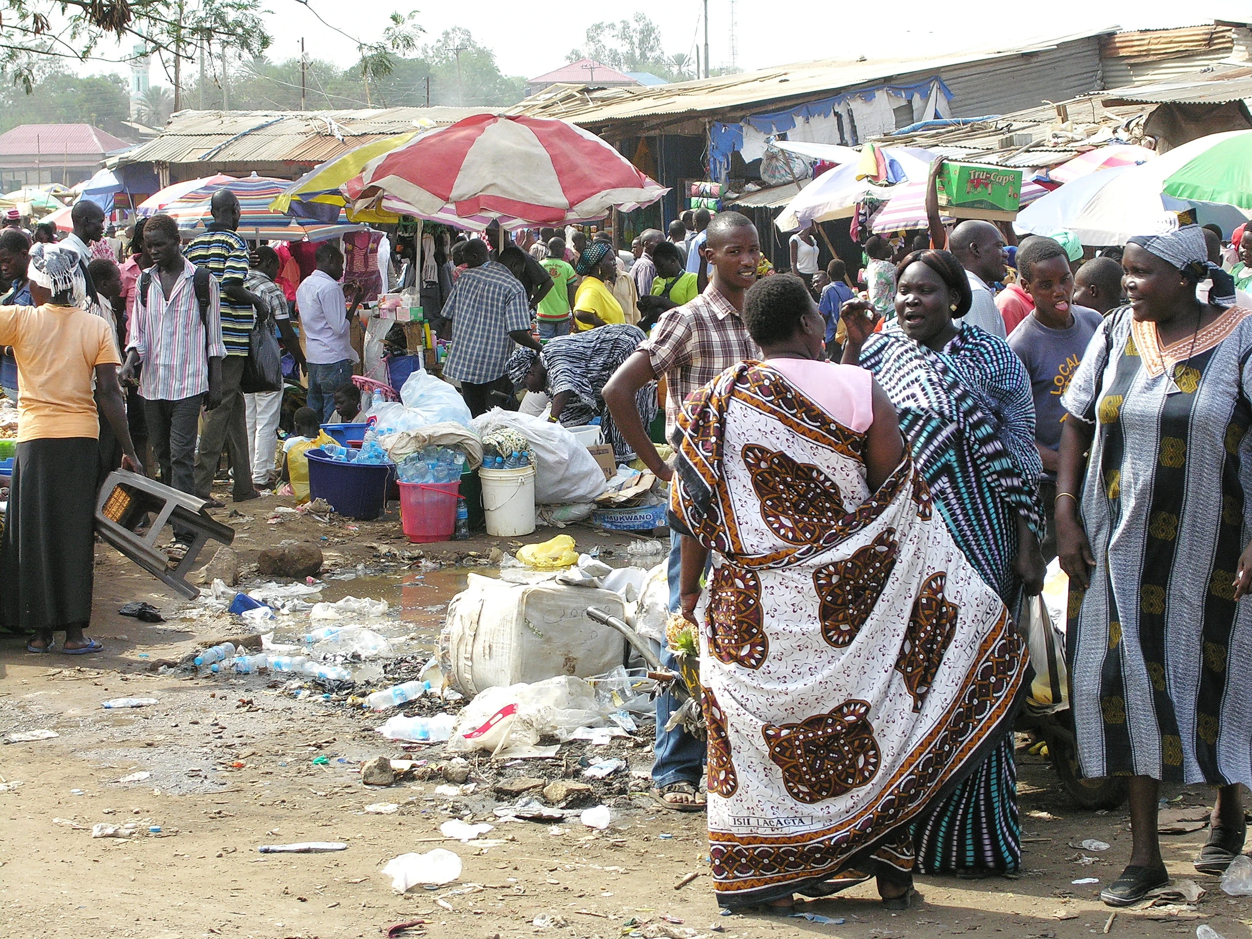 Konyo Konyo marknad i Juba, Sydsudan