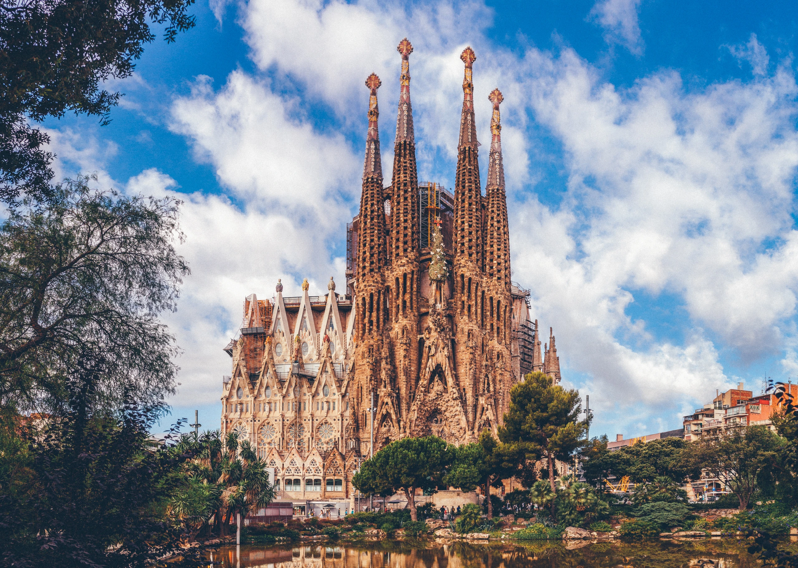 Sagrada Familia i Barcelona, Spanien