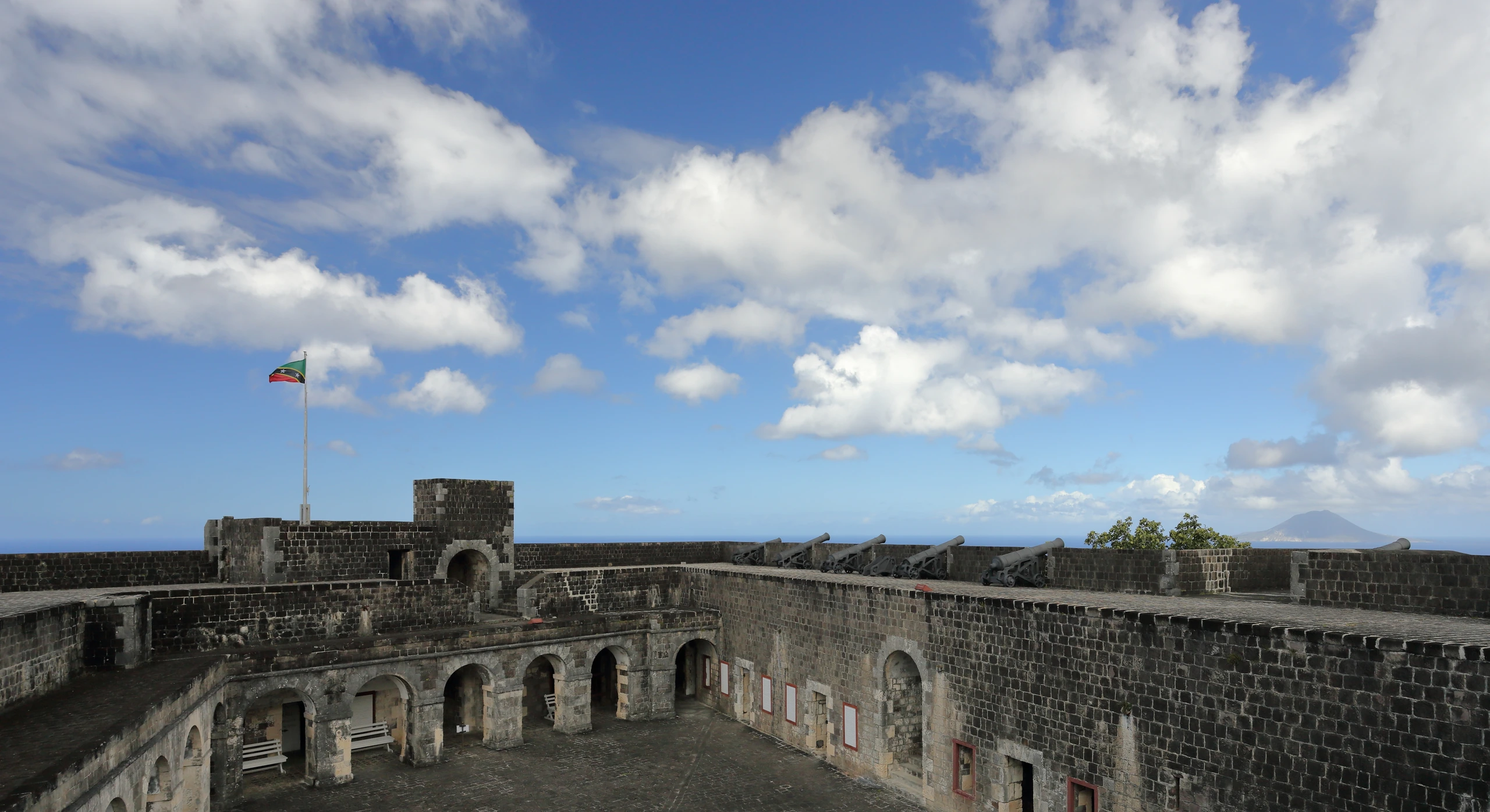 Brimstone Hill Fortress på Saint Kitts, Saint Kitts och Nevis