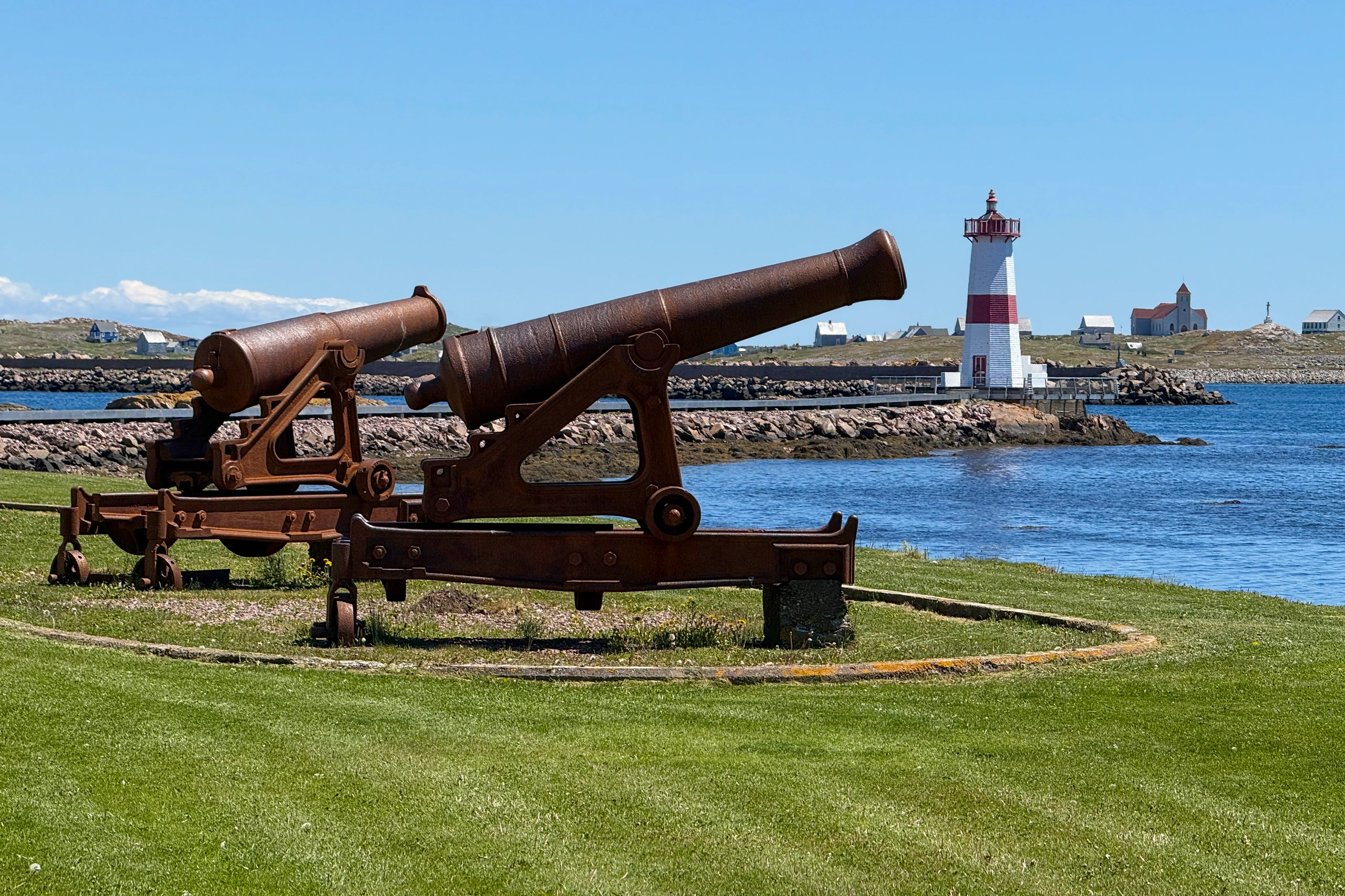 Kanoner vid Pointe aux Canons, Saint-Pierre, Saint-Pierre och Miquelon