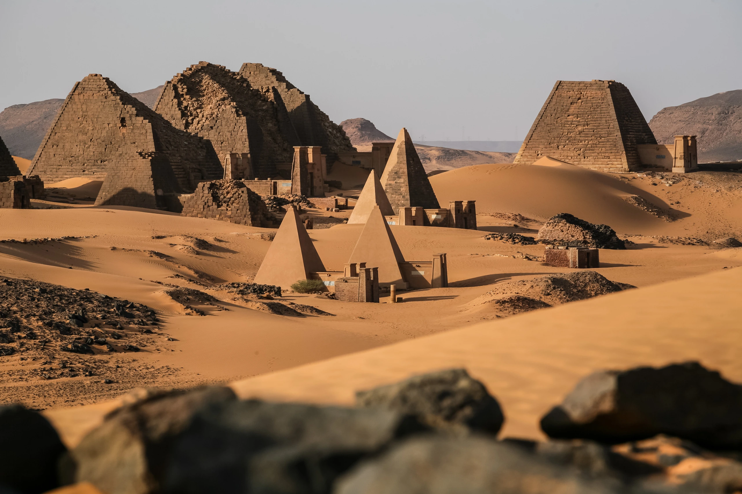 Meroë-pyramiderna i Sahara, Sudan