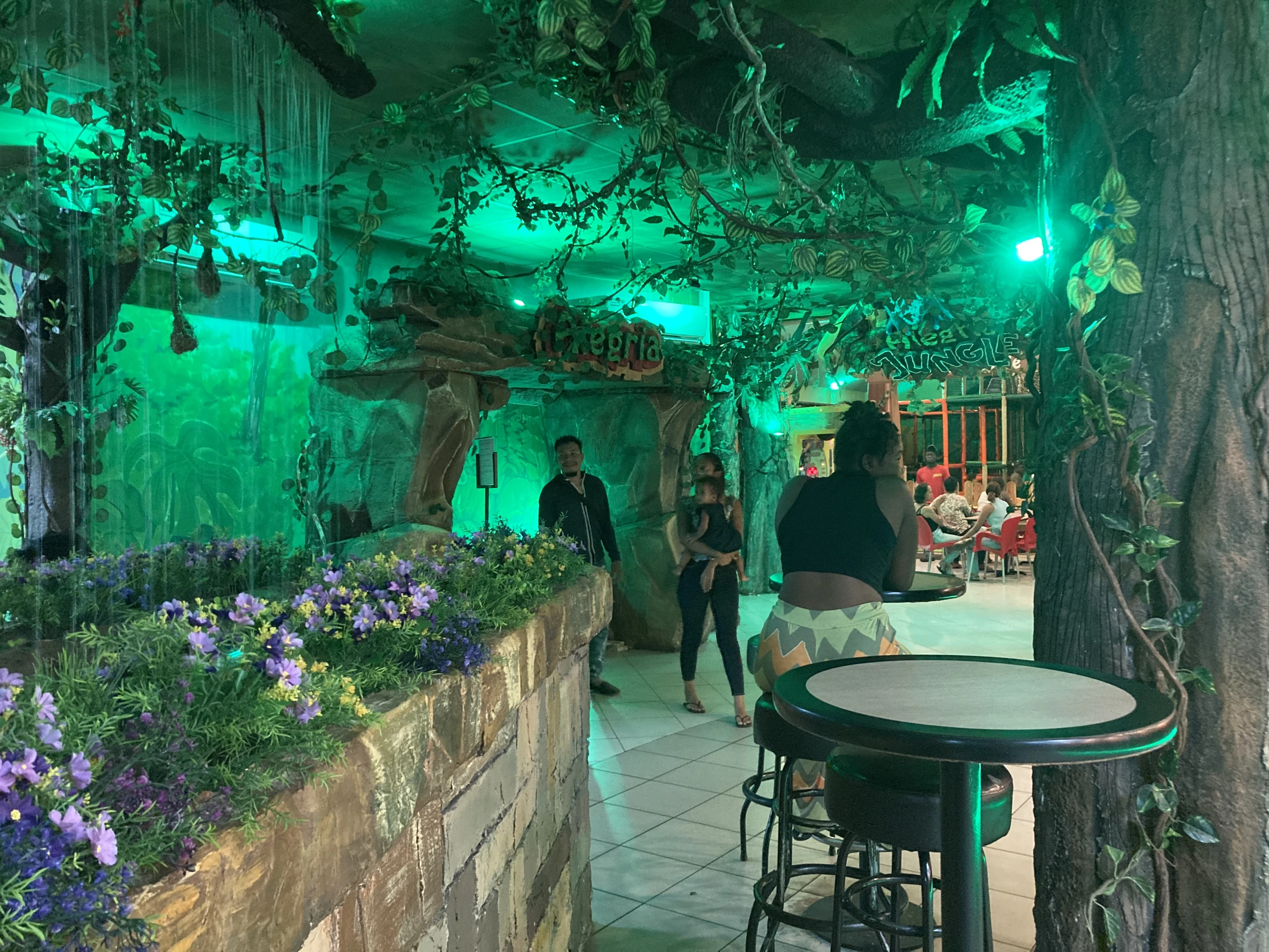 Restaurangen Alegria i Georgetown, Surinam