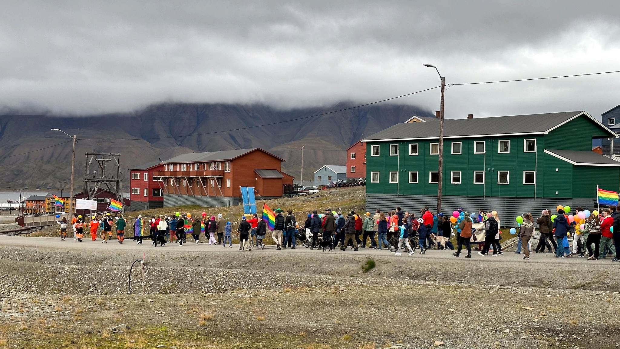 Prideparad i Longyearbyen, Svalbard