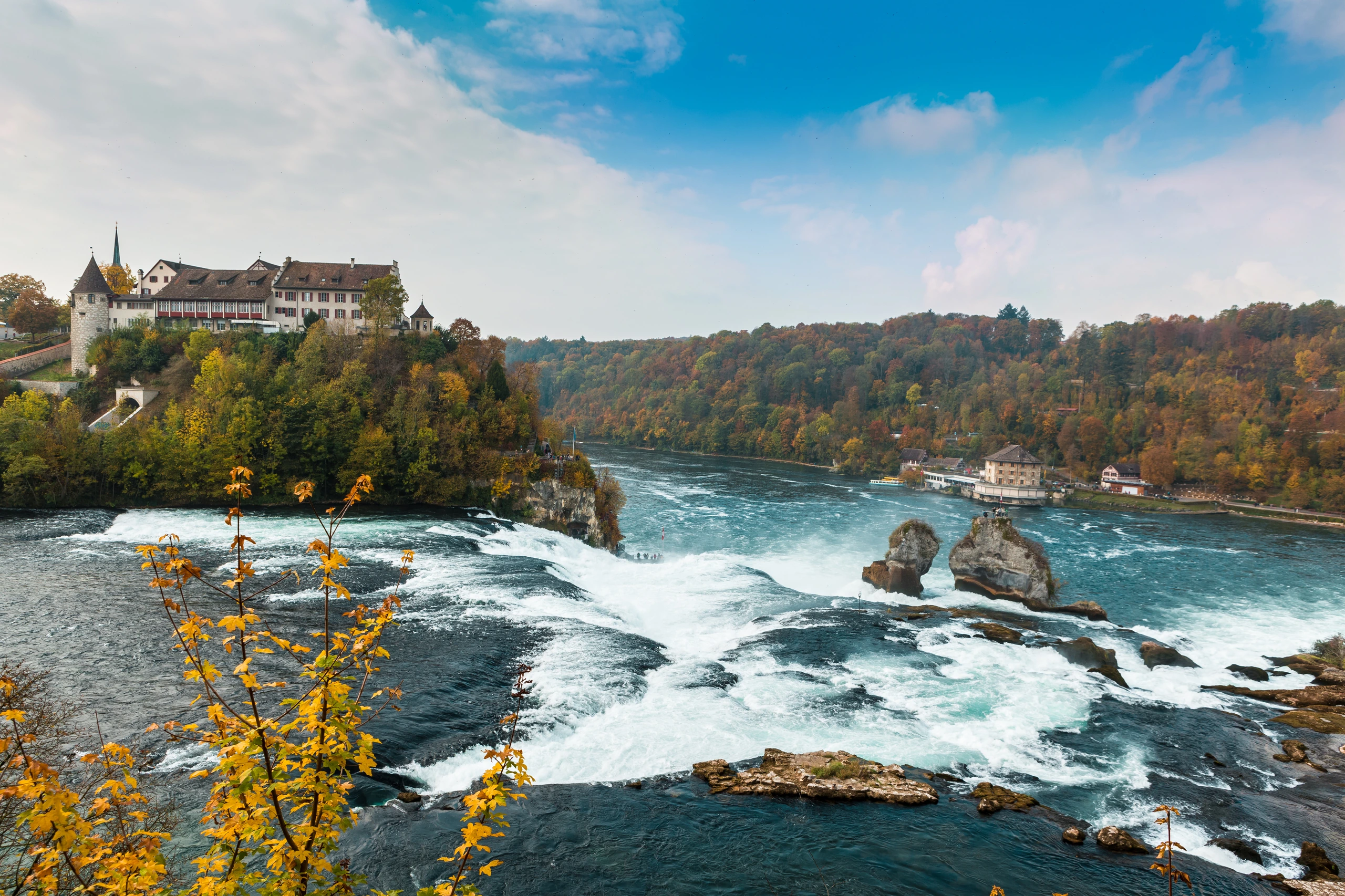 Rheinfall, Europas största vattenfall, Schweiz