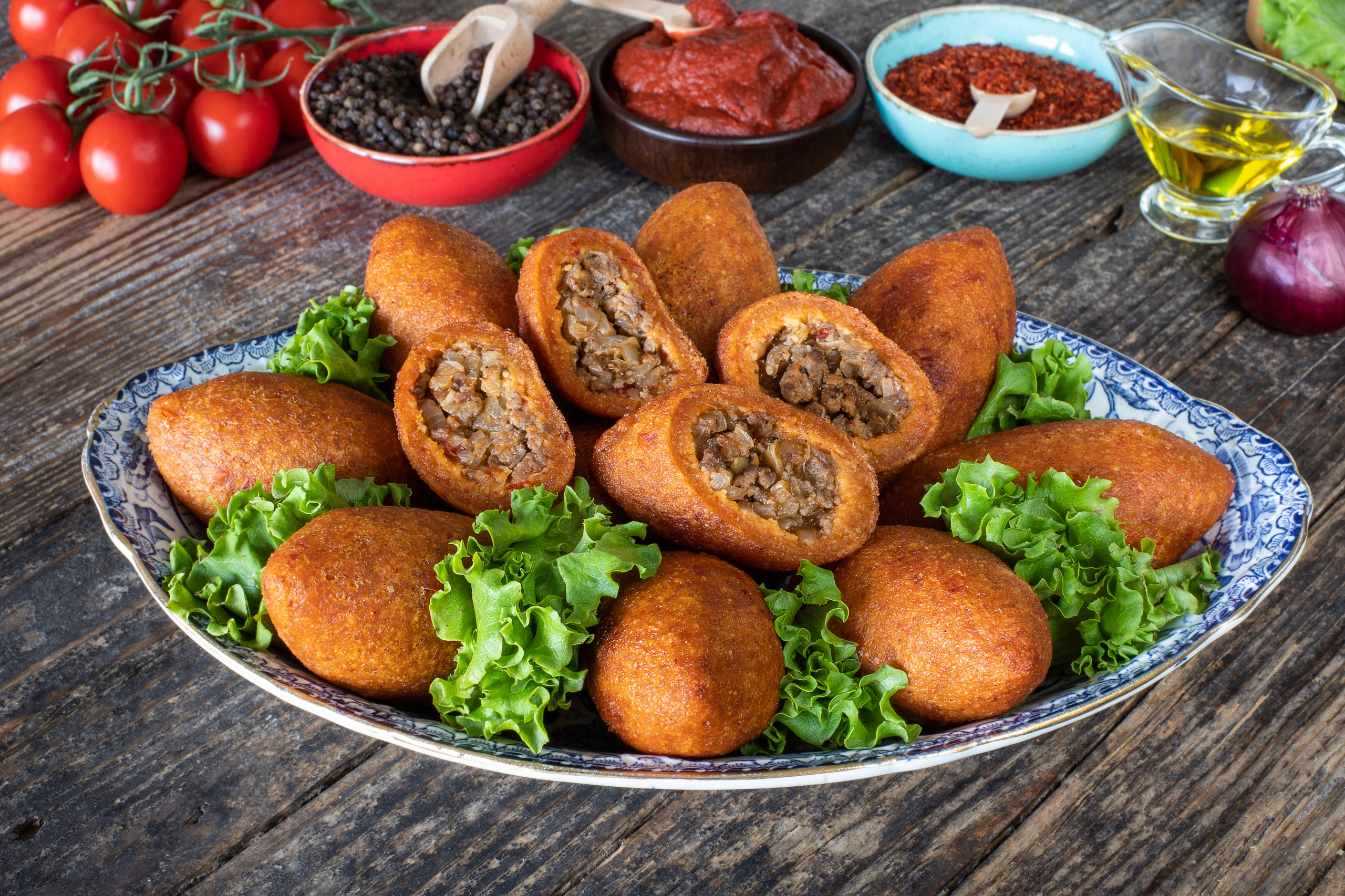 Icli kofte, oruk och kibbeh i Syrien
