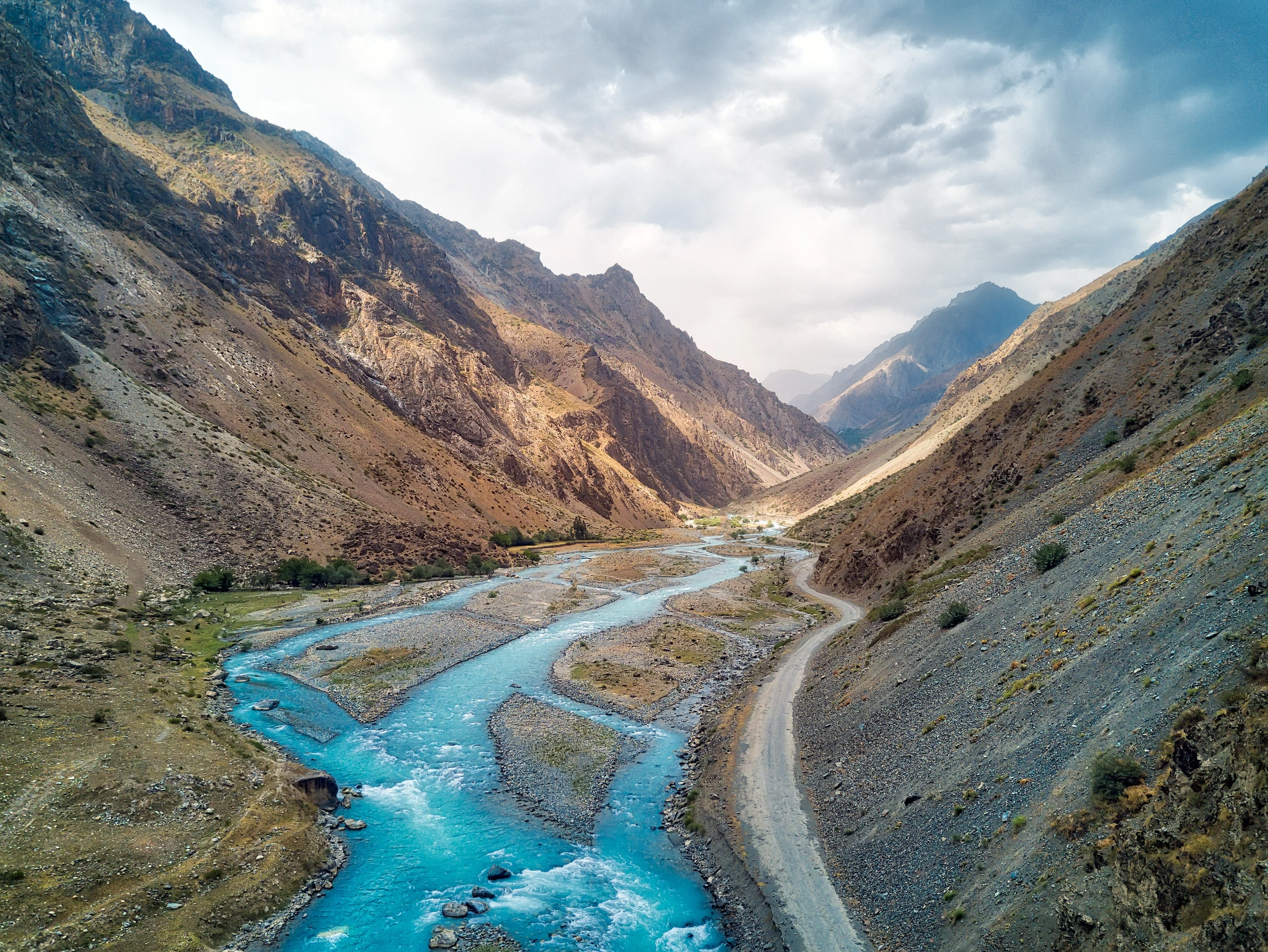 Khaburabotpasset på Pamir Highway, Tadzjikistan