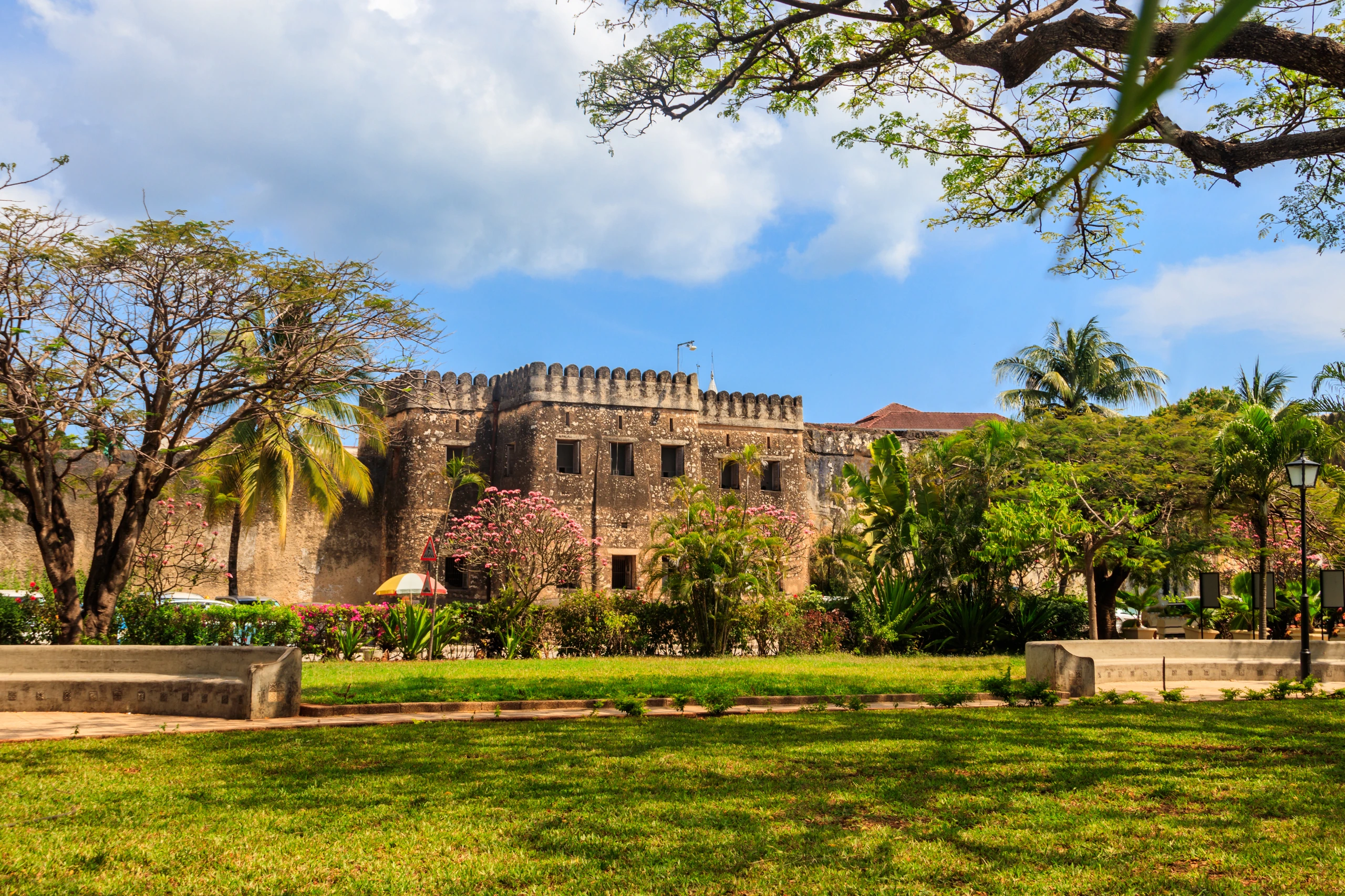 Gamla fästningen i Stone Town, Zanzibar, Tanzania
