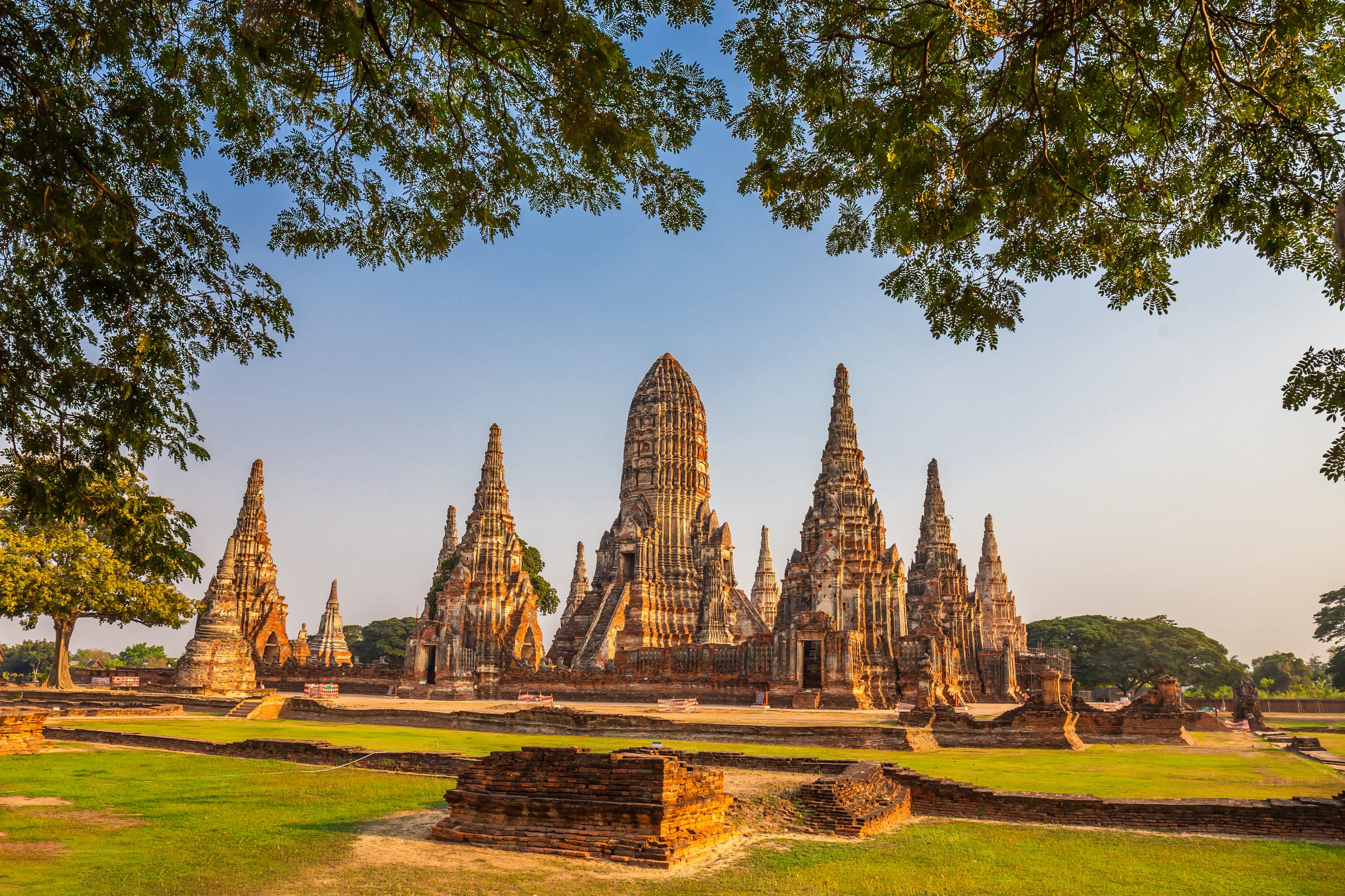 Wat Chaiwatthanaram i Ayutthaya, Thailand