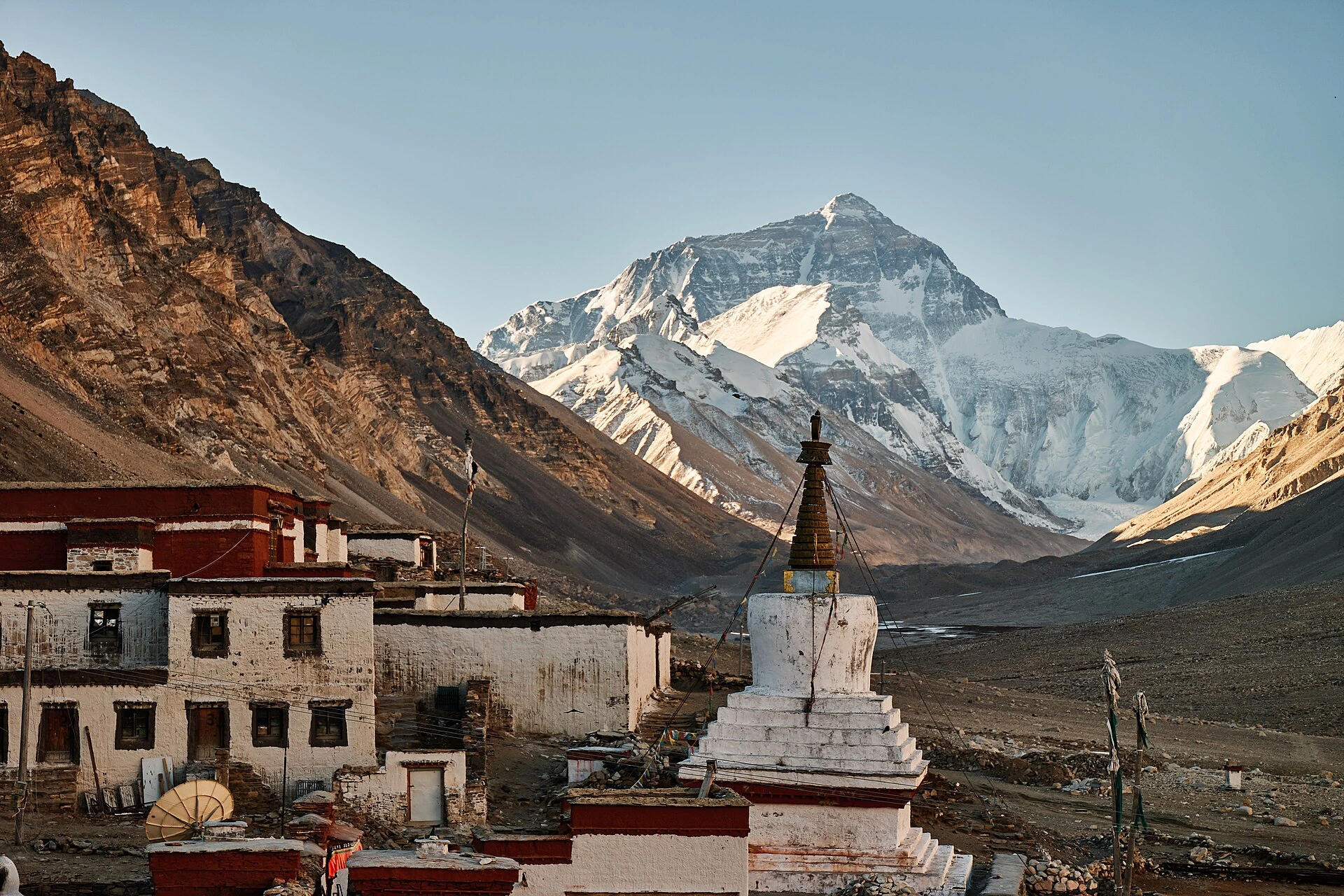 Rongbuk-klostret i Tibet