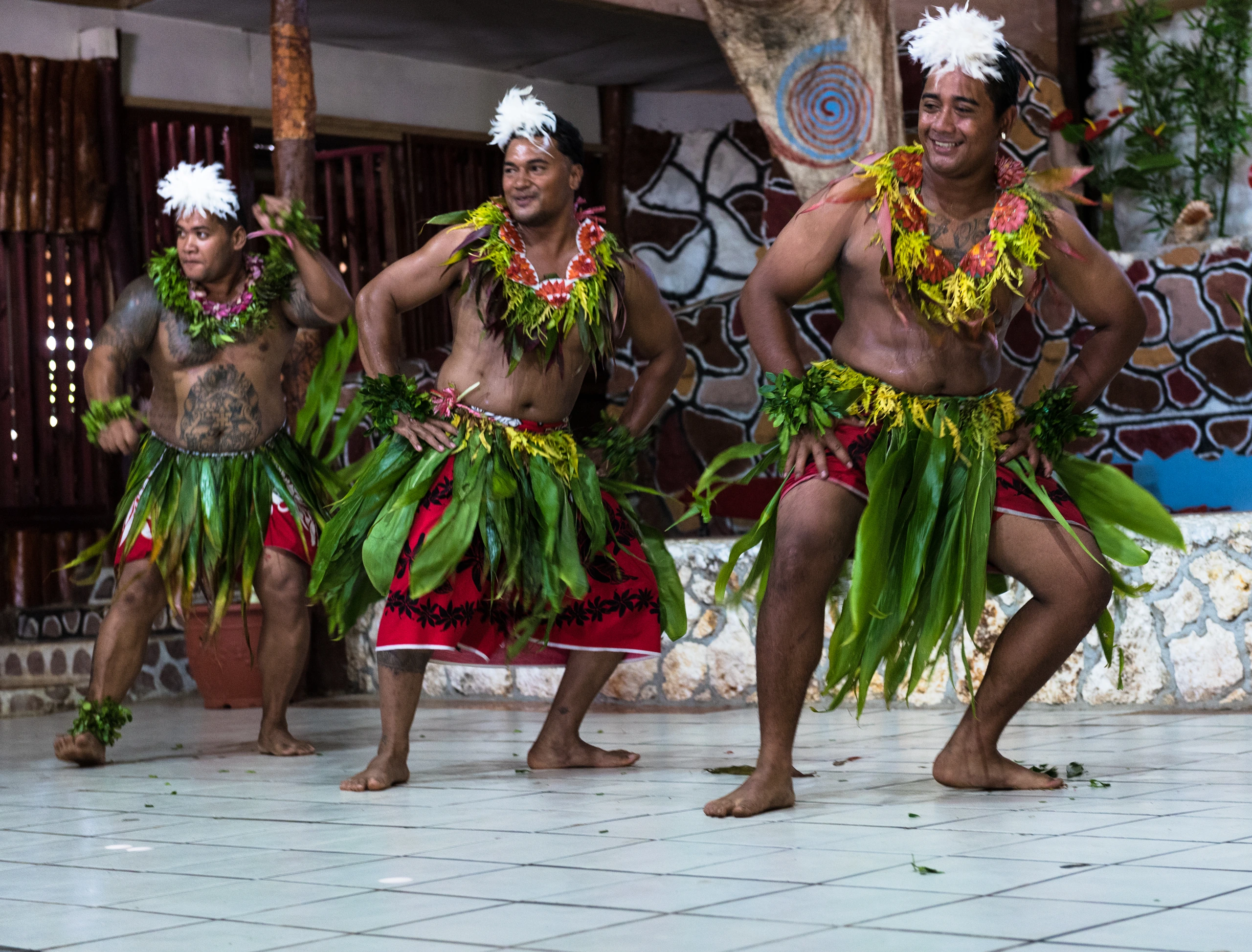 Infödda dansare i Tonga