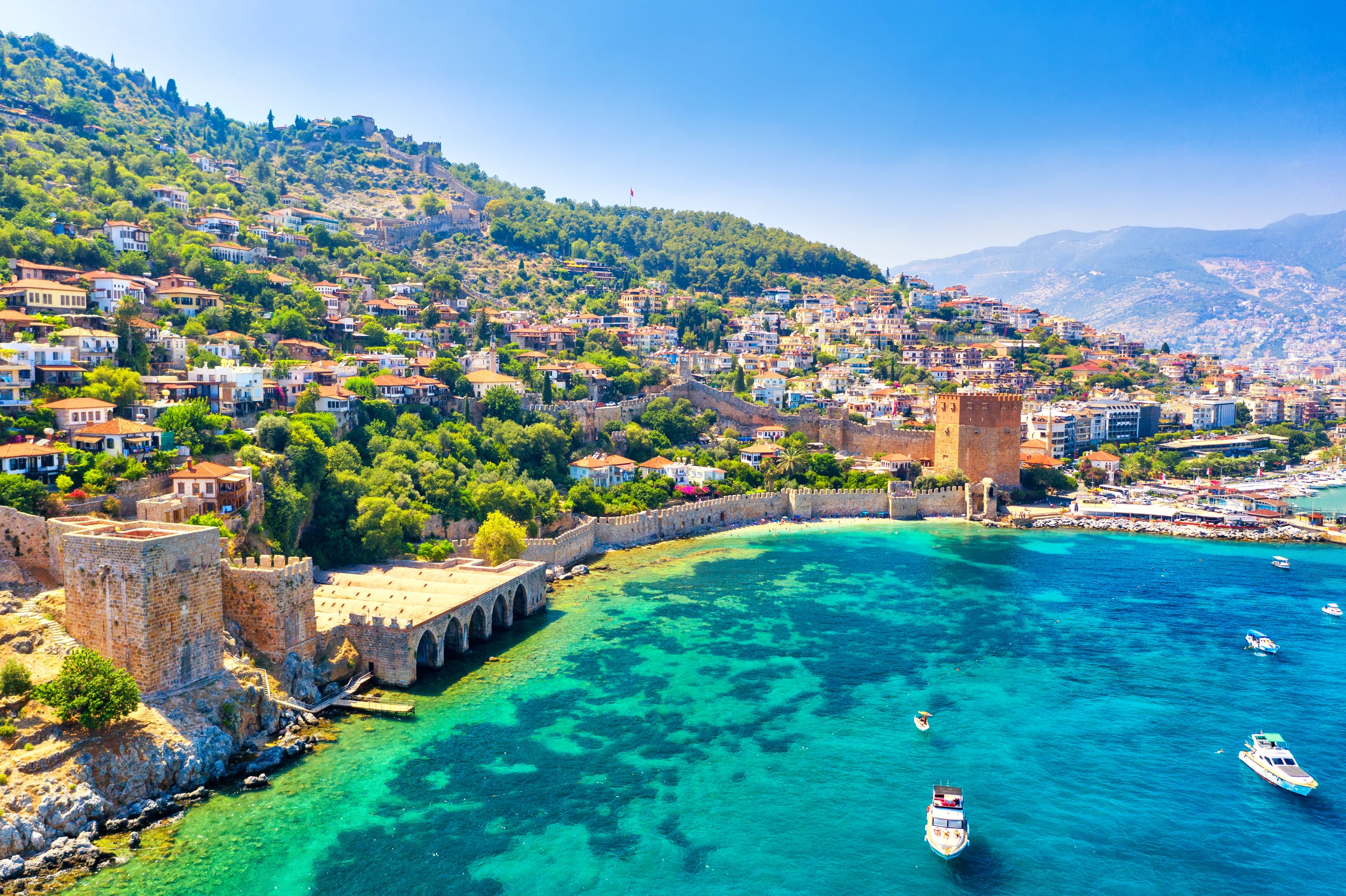 Kizil Kule i Alanya, Turkiet