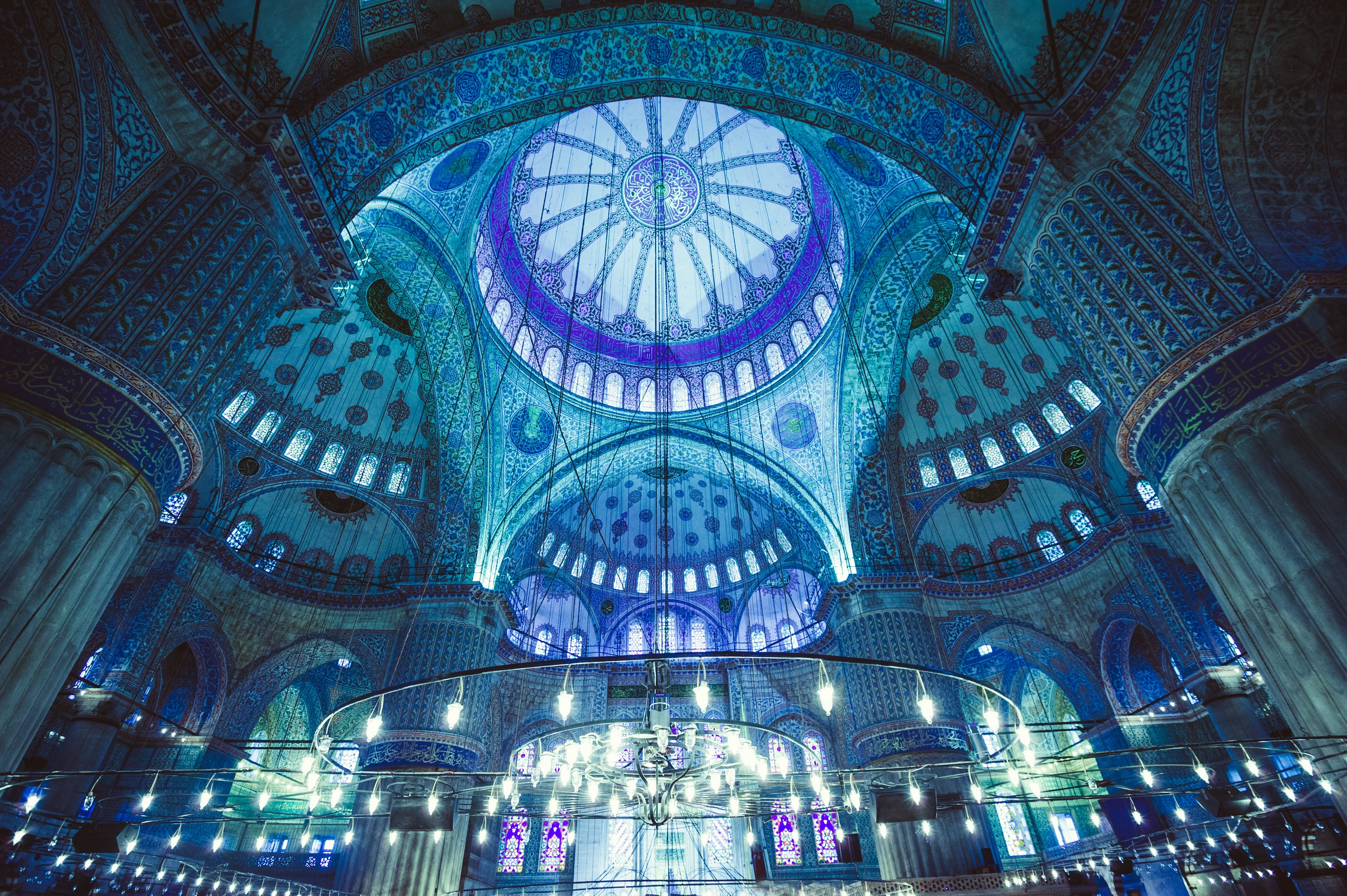 Blå moskén i Istanbul, Turkiet