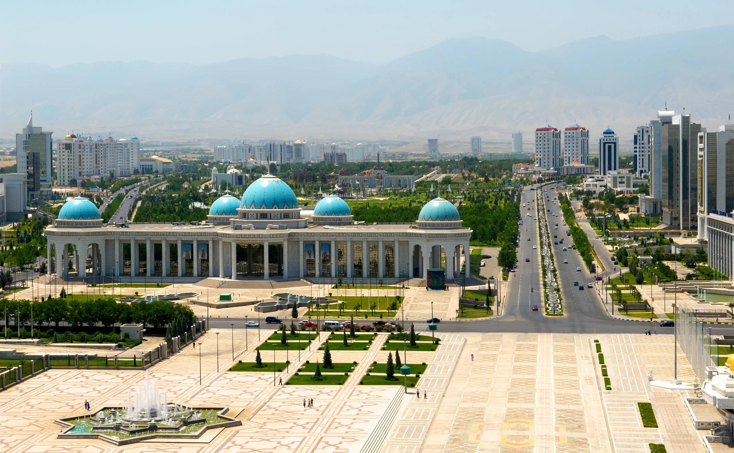 Presidentpalatset i Asjchabad, Turkmenistan