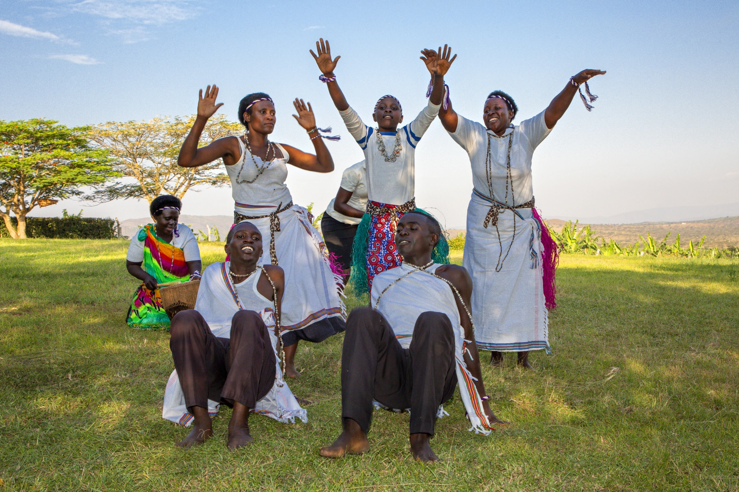 Folk dansar i Kitwa, Uganda